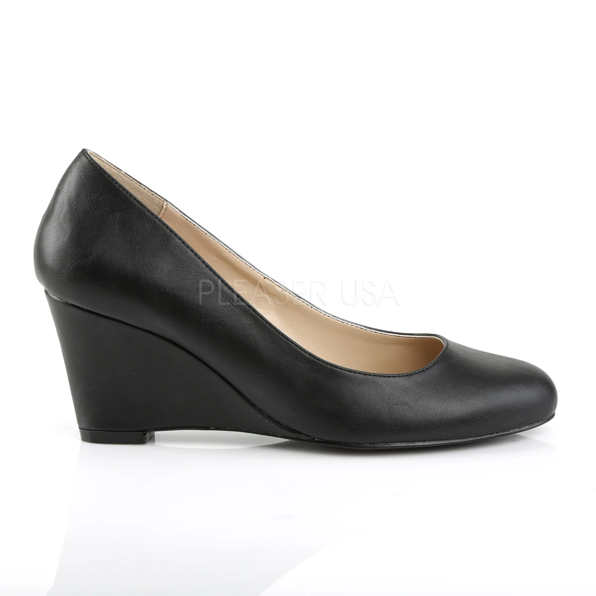 KIMBERLY-08 Black Faux Leather - Image 5