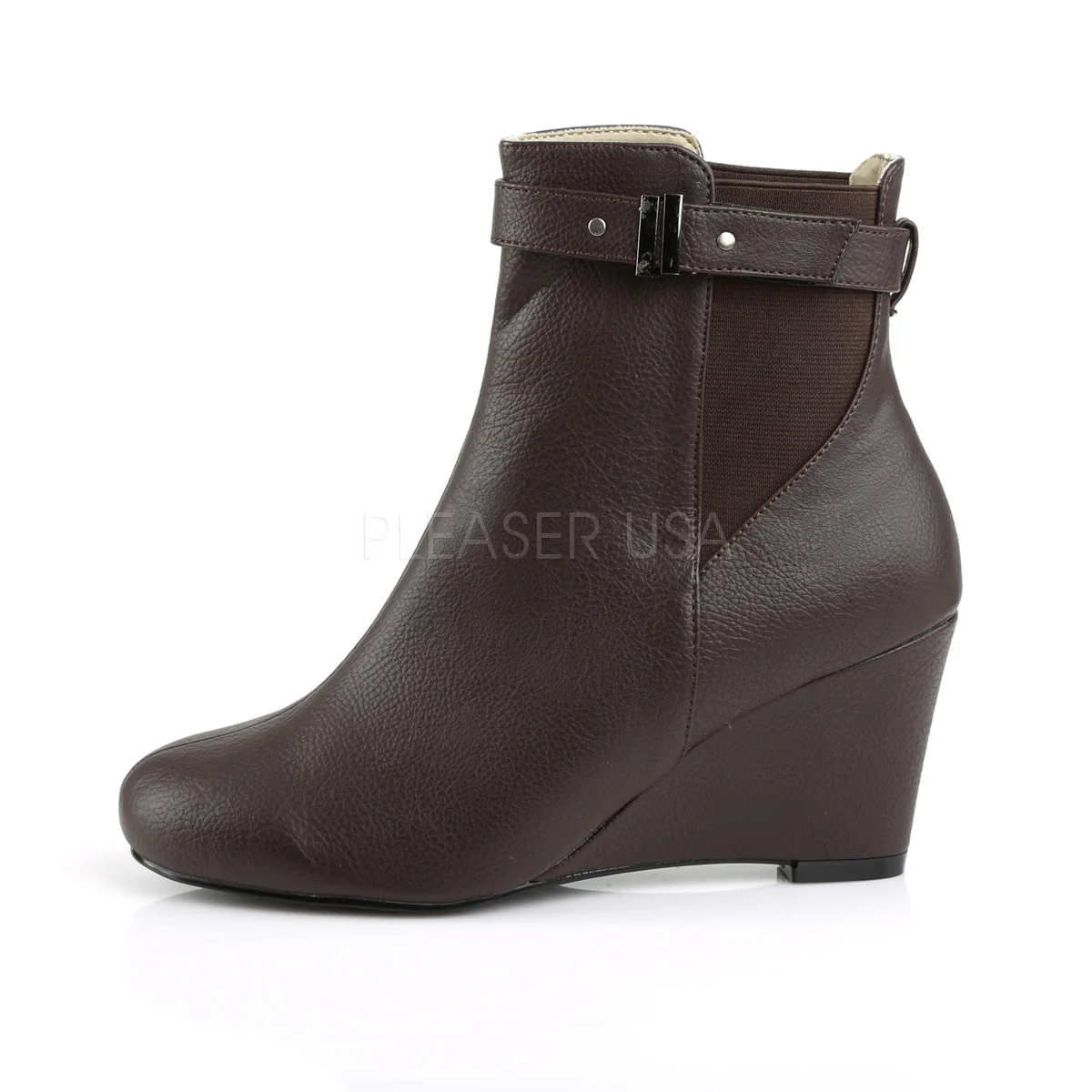KIMBERLY-102  Brown Faux Leather - Image 3