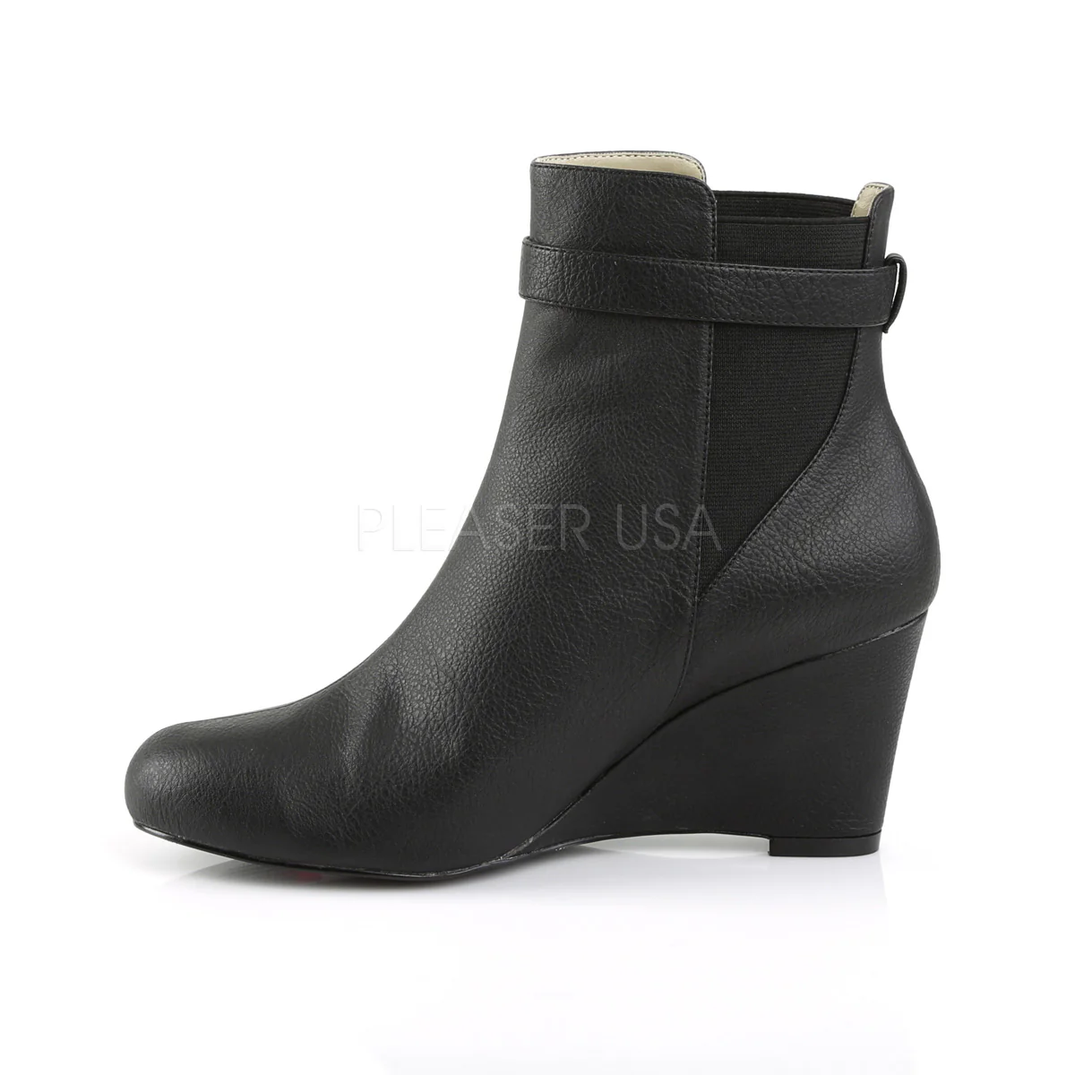 KIMBERLY-102 Black Faux Leather - Image 3