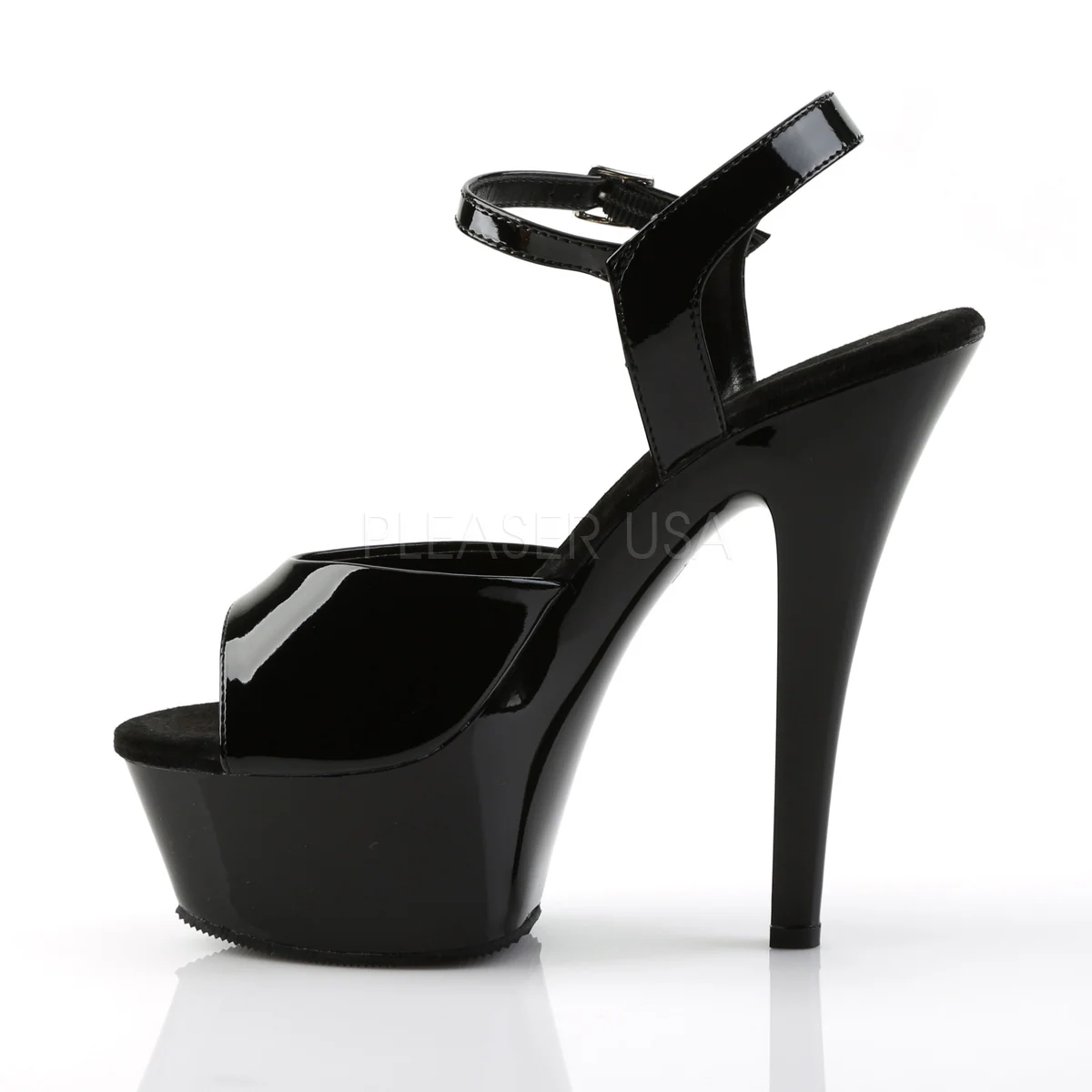 KISS-209  Black Patent/Black - Image 3