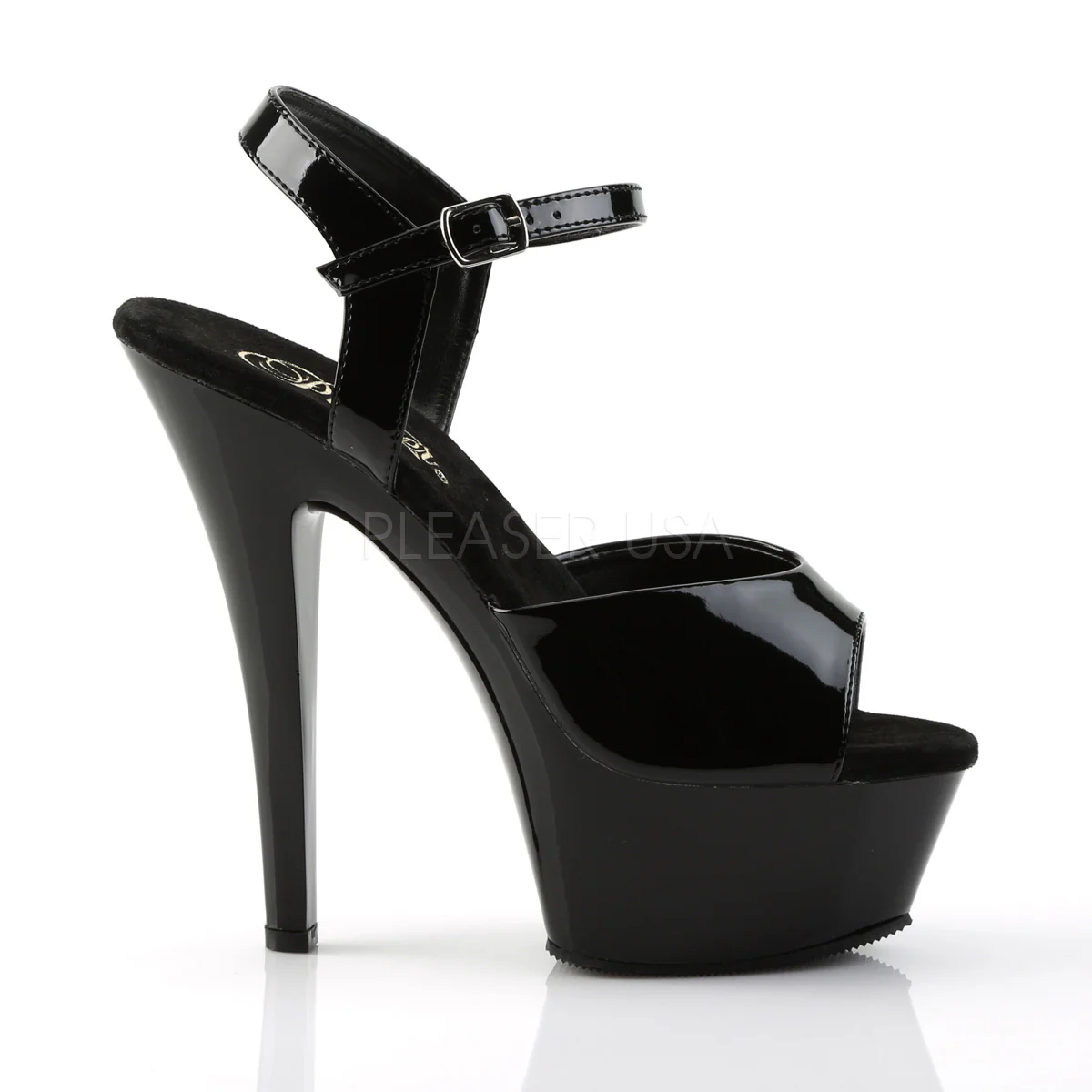 KISS-209  Black Patent/Black - Image 5