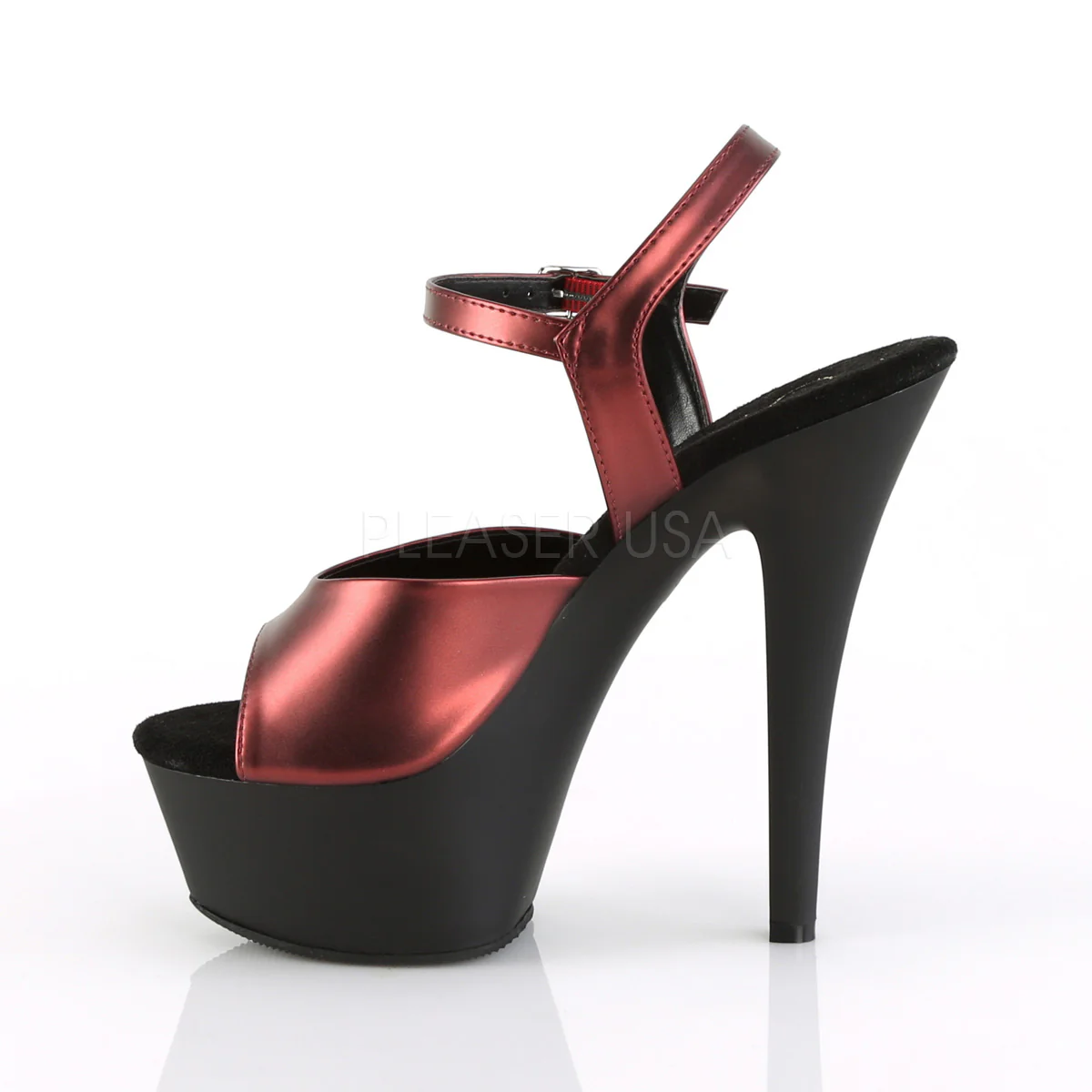 KISS-209MMET  Burgundy Matte Metallic/Black Matte - Image 2