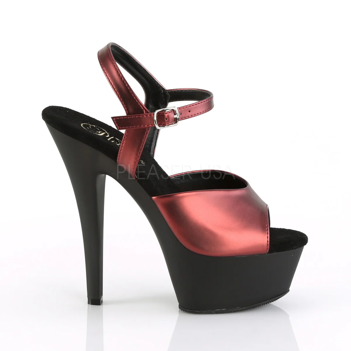 KISS-209MMET  Burgundy Matte Metallic/Black Matte - Image 4