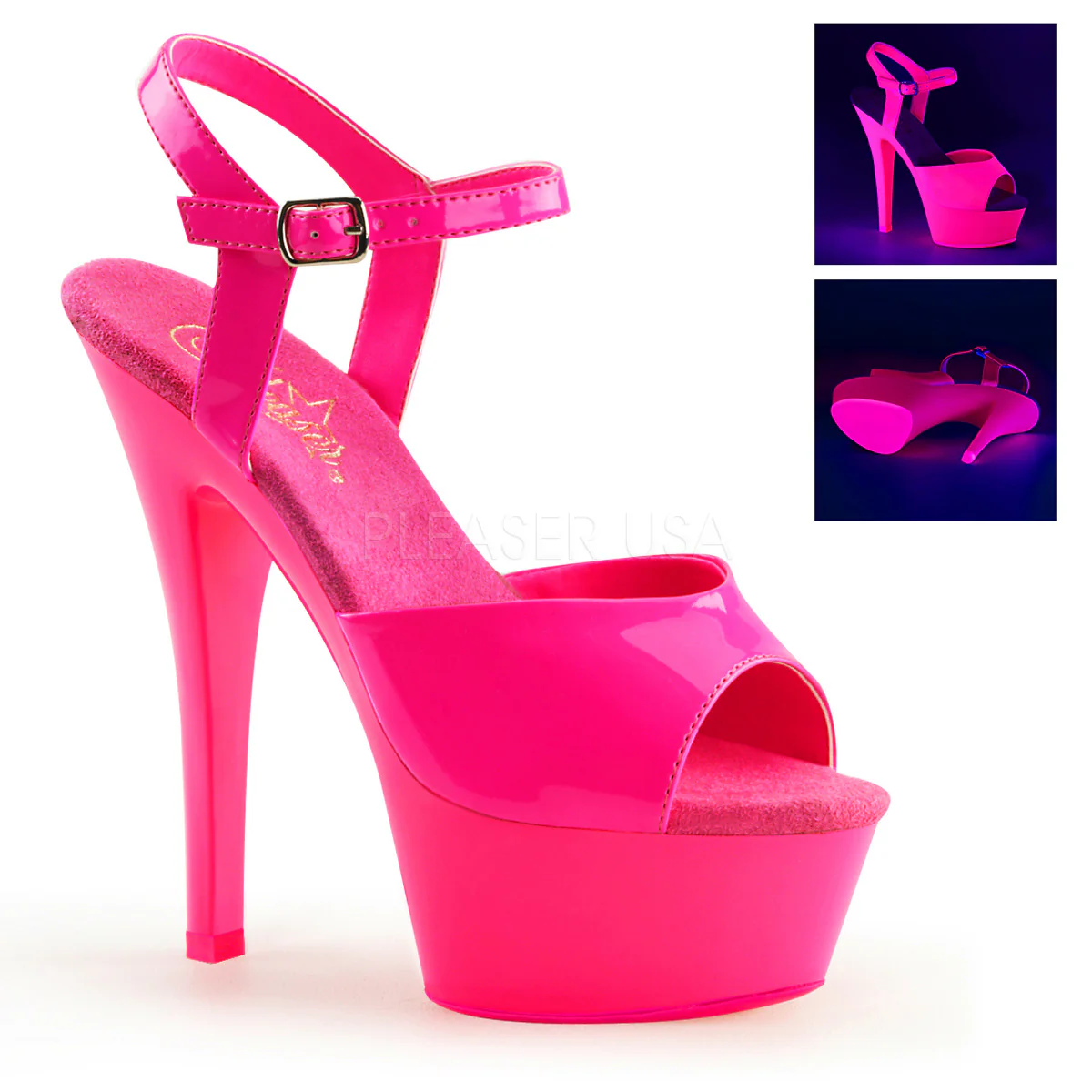 KISS-209UV Neon Hot Pink/Hot Pink