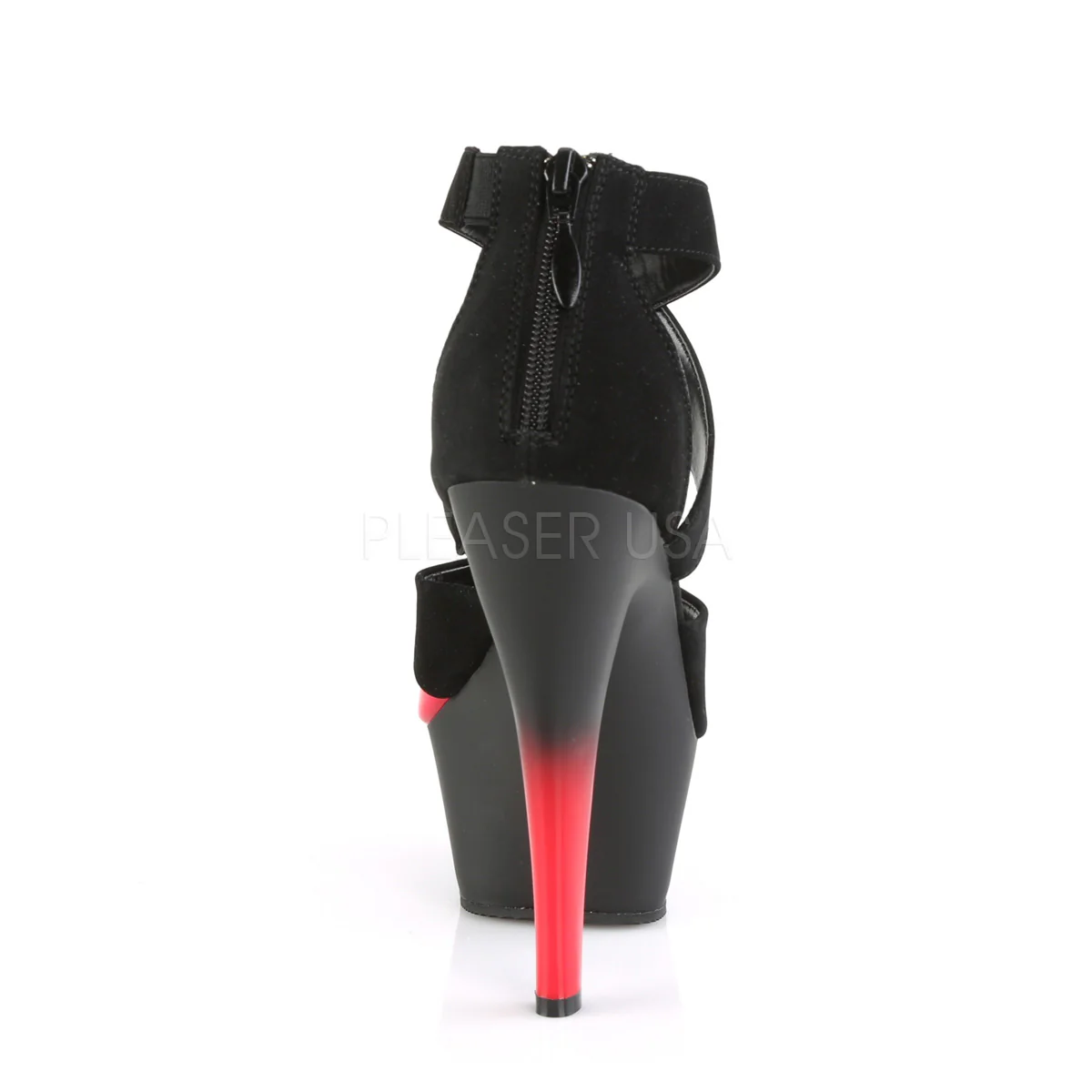 KISS-221  Black Nubuck-Red Patent/Black Matte-Red - Image 4
