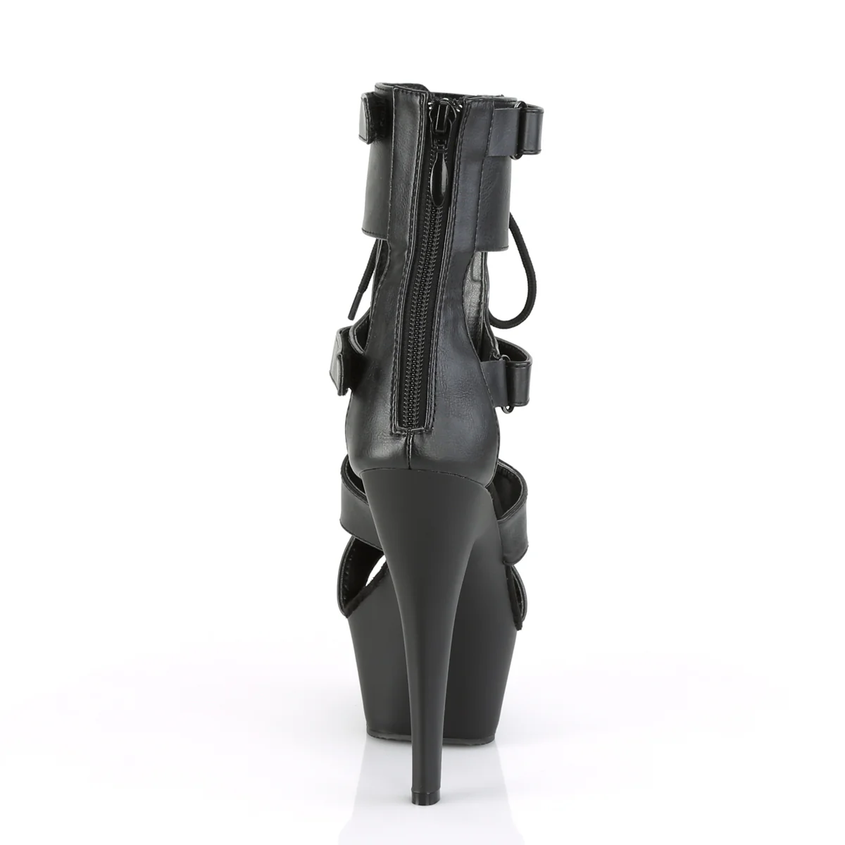 KISS-299 Black Faux Leather/Black Matte - Image 4