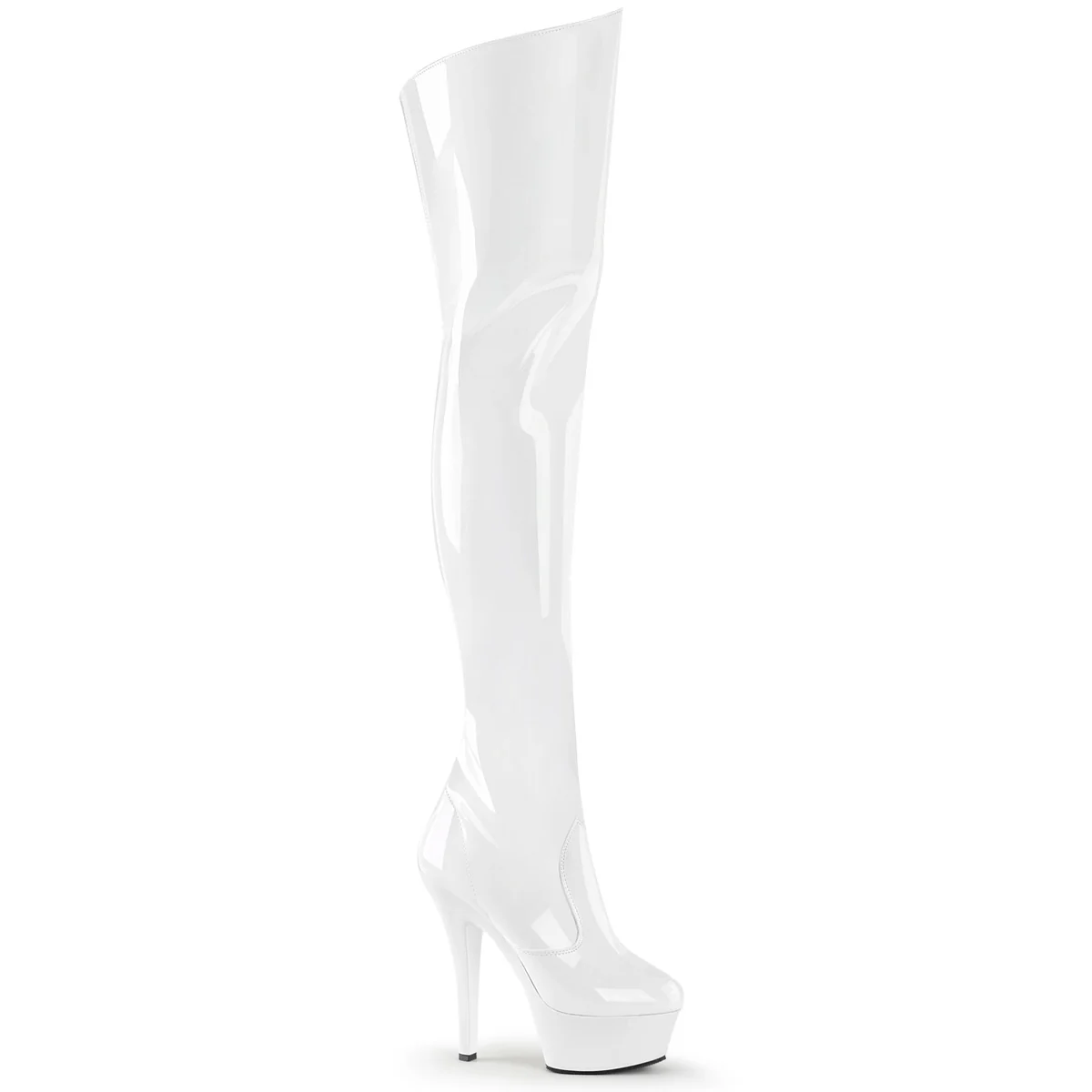KISS-3010  White Patent/White