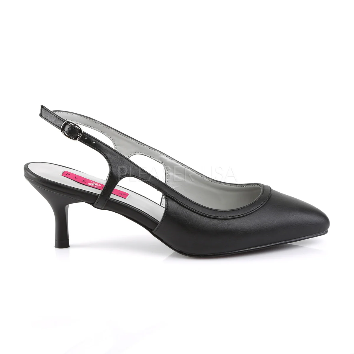KITTEN-02  Black Faux Leather - Image 5
