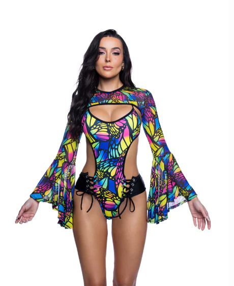 Bell-Sleeve Shrug - JR284 Mushroom - Image 3