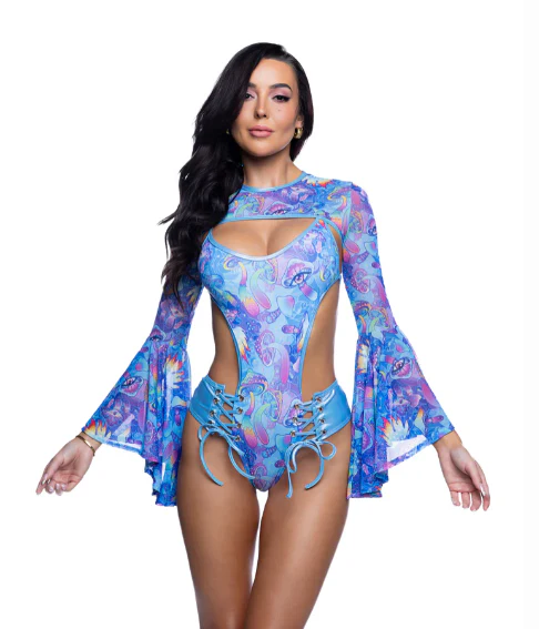 Bell-Sleeve Shrug - JR284 Mushroom - Image 2