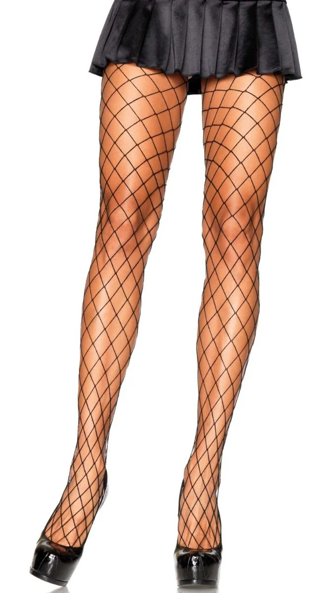 Leg Avenue Spandex Diamond Net Pantyhose 9005 - Image 3