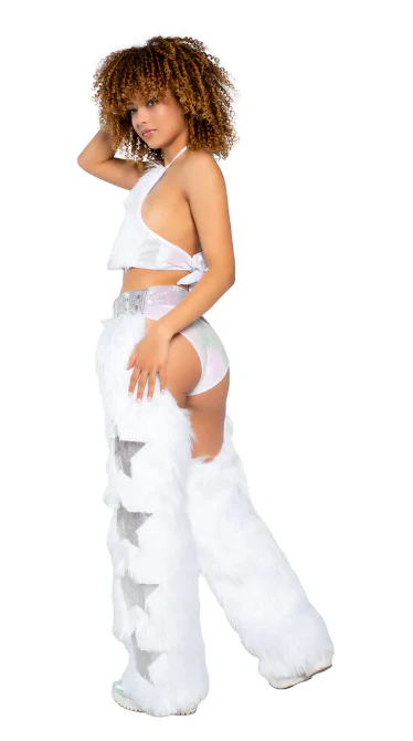 Light-Up Faux Fur/Glitter Vinyl - JR229 - Image 3