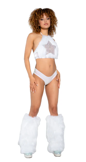 Light-Up Faux Fur/Glitter Vinyl - JR229 - Image 4