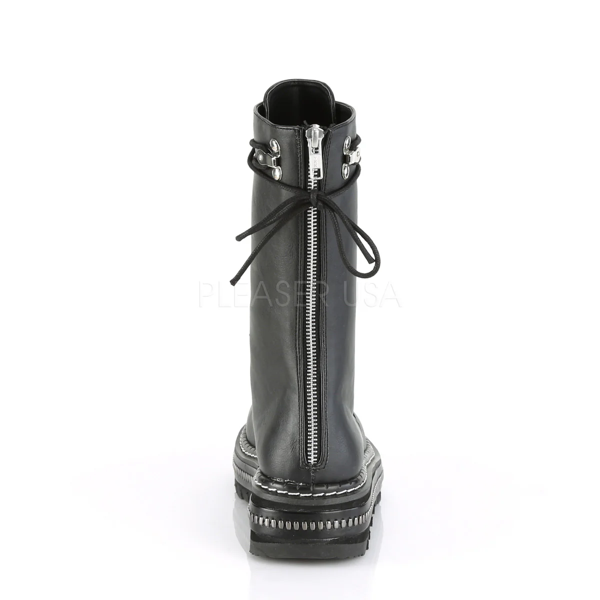LILITH-270 Black Vegan Leather - Image 4