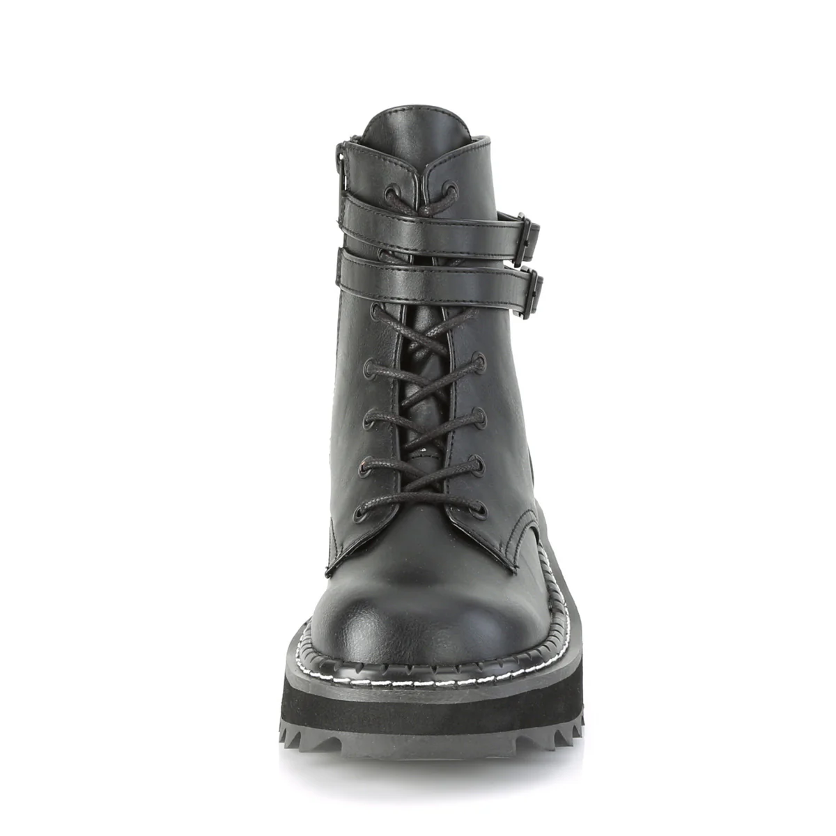 LILITH-152 Black Vegan Leather - Image 2