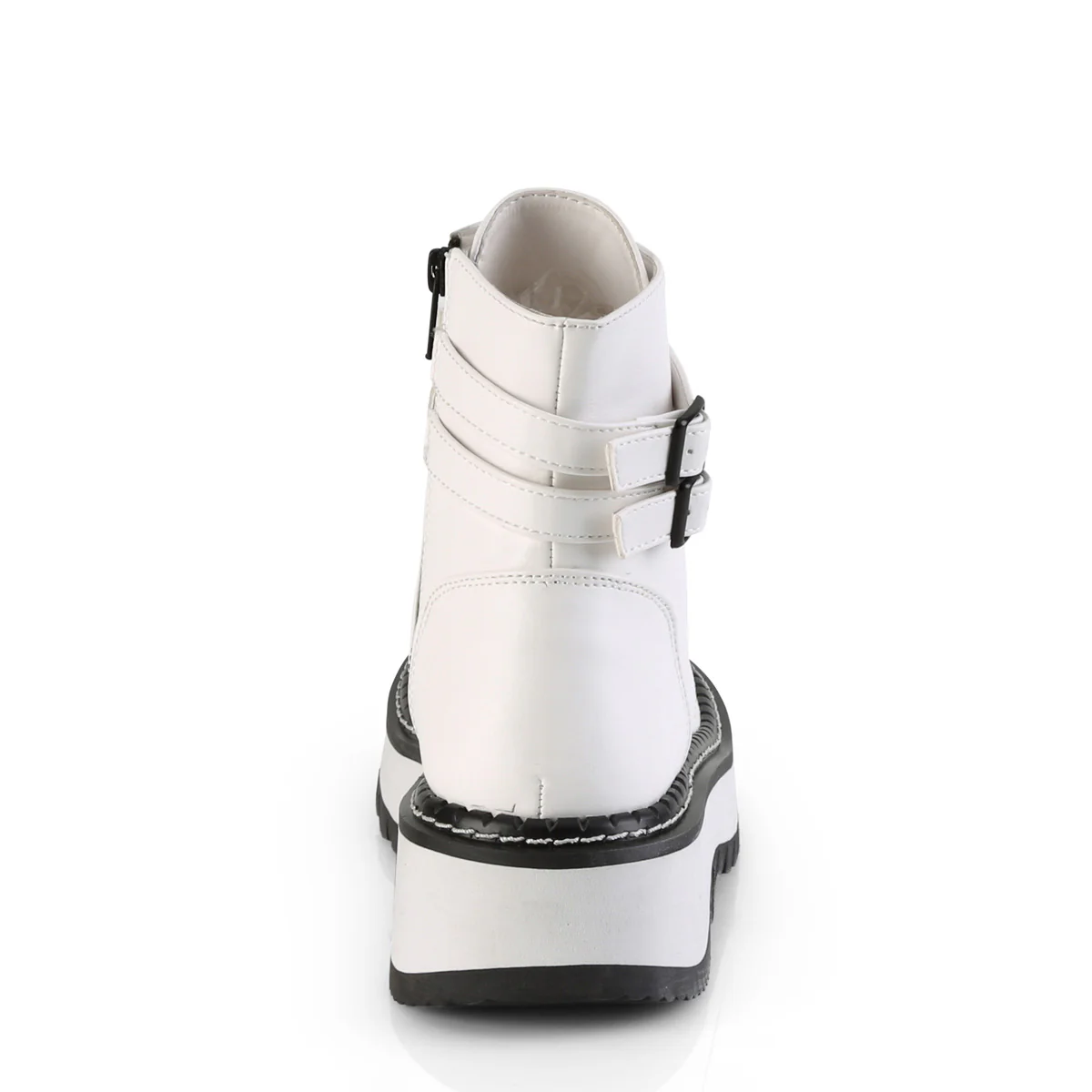 LILITH-152  White Vegan Leather - Image 4