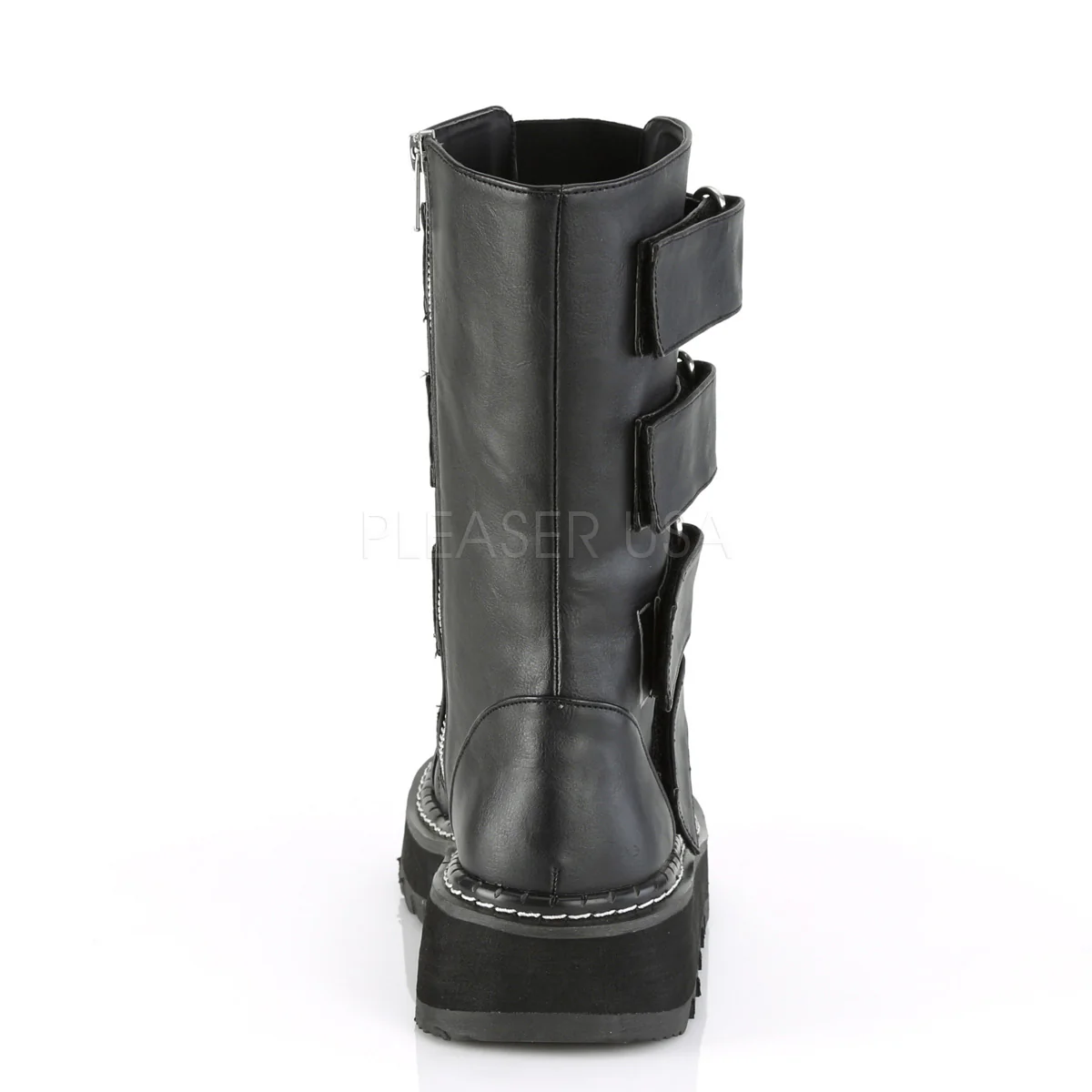 LILITH-211  Black Vegan Leather - Image 4