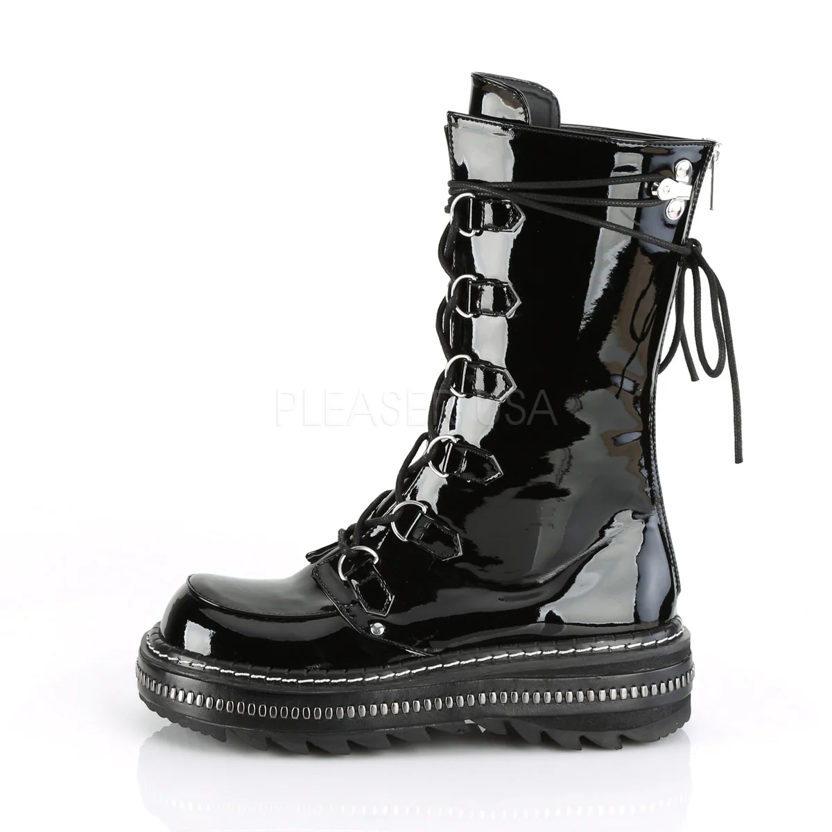LILITH-270  Black Patent - Image 3