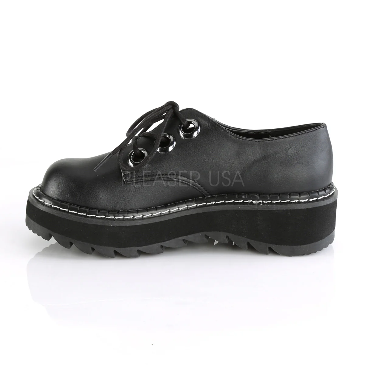 LILITH-99 Black Vegan Leather - Image 3