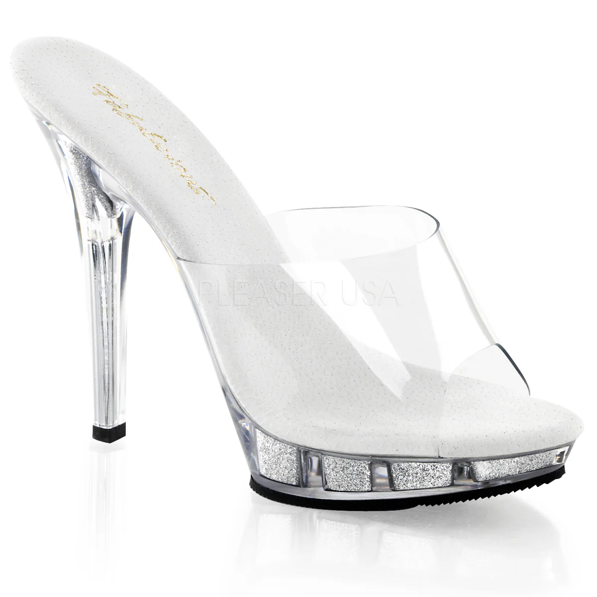 LIP-101 Clear/Silver Glitter