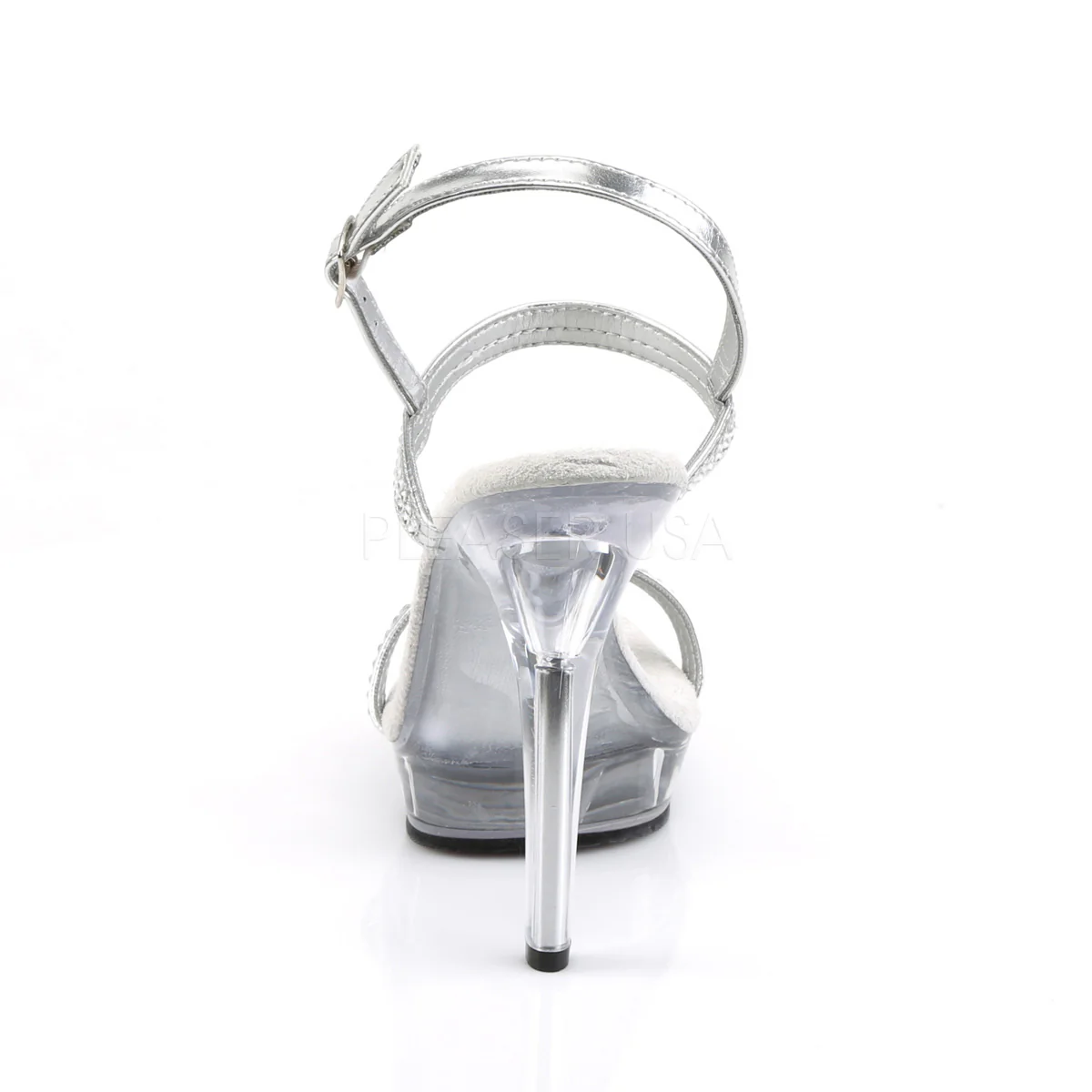 LIP-117  Silver Metallic Pu/Clear - Image 4