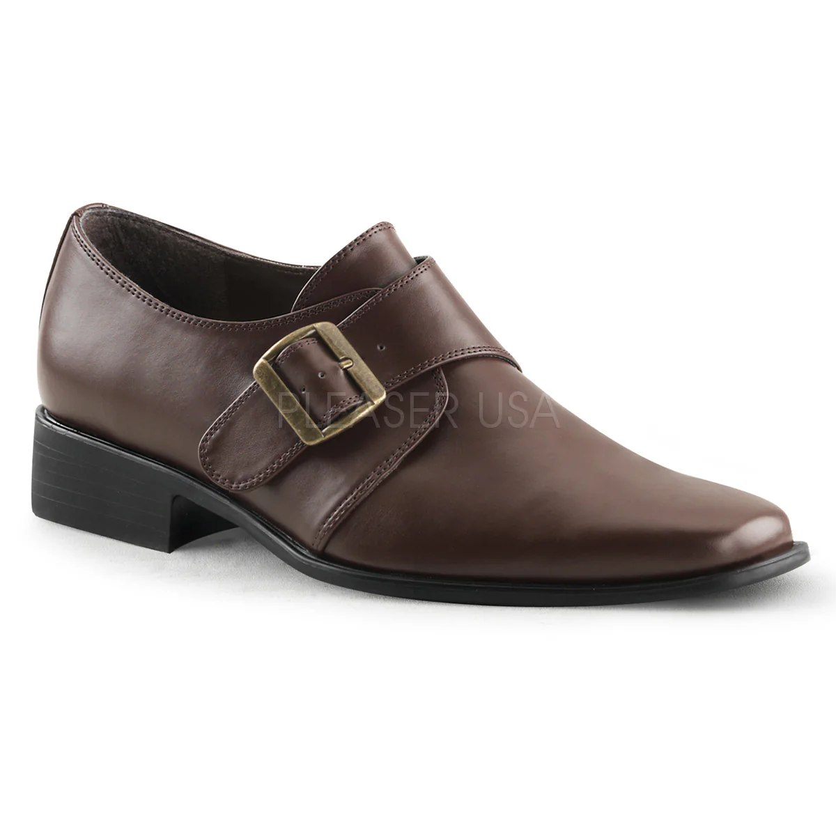 LOAFER-12 Brown Pu
