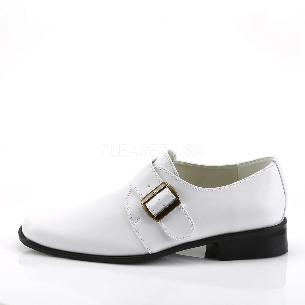 LOAFER-12 PU White - Image 3