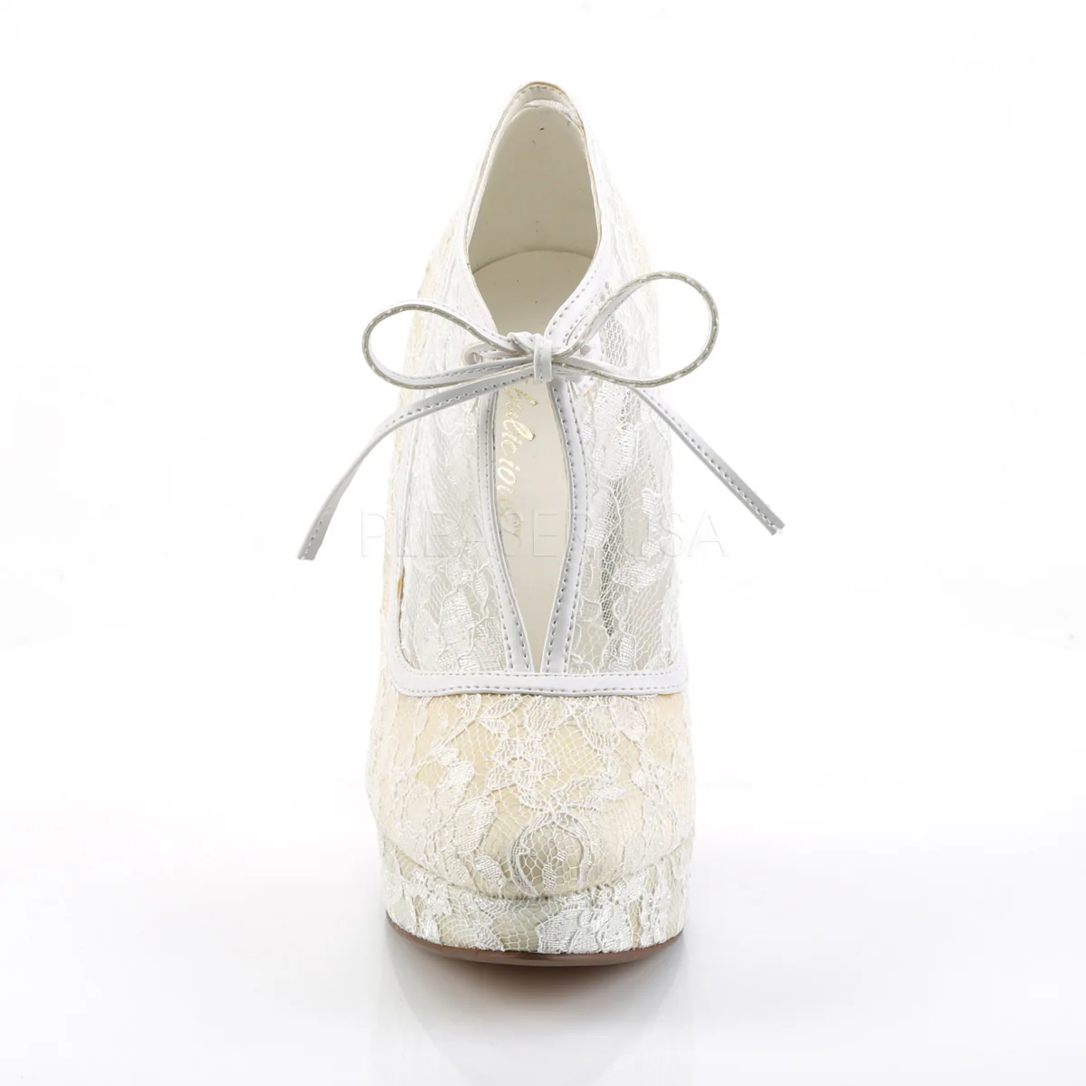 LOLITA-32 Ivory Lace-Satin - Image 2