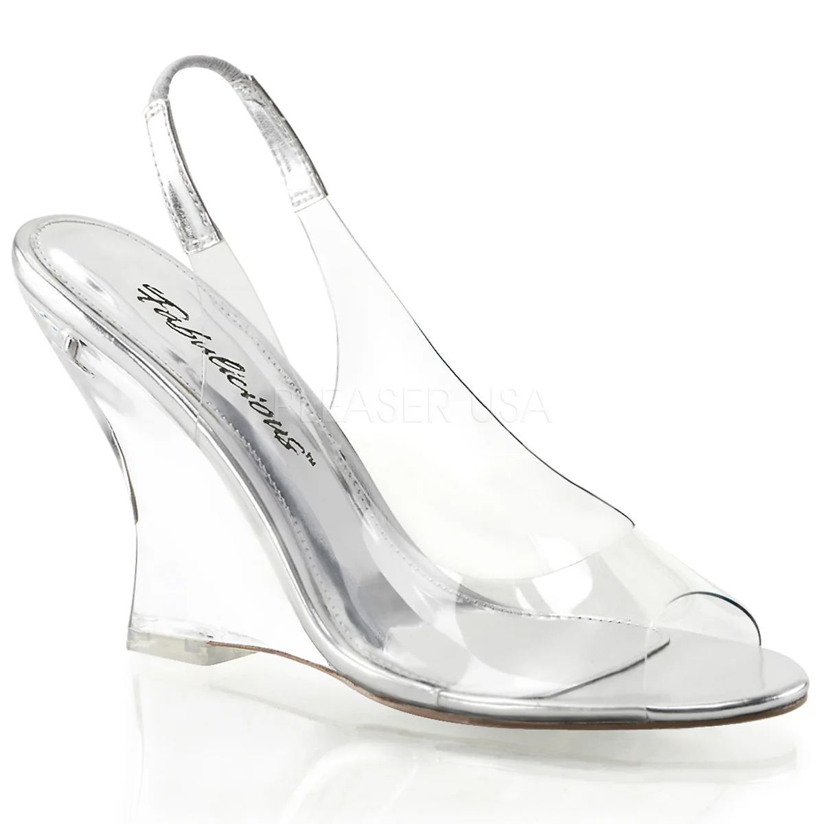 LOVELY-450 Clear-Silver/Clear