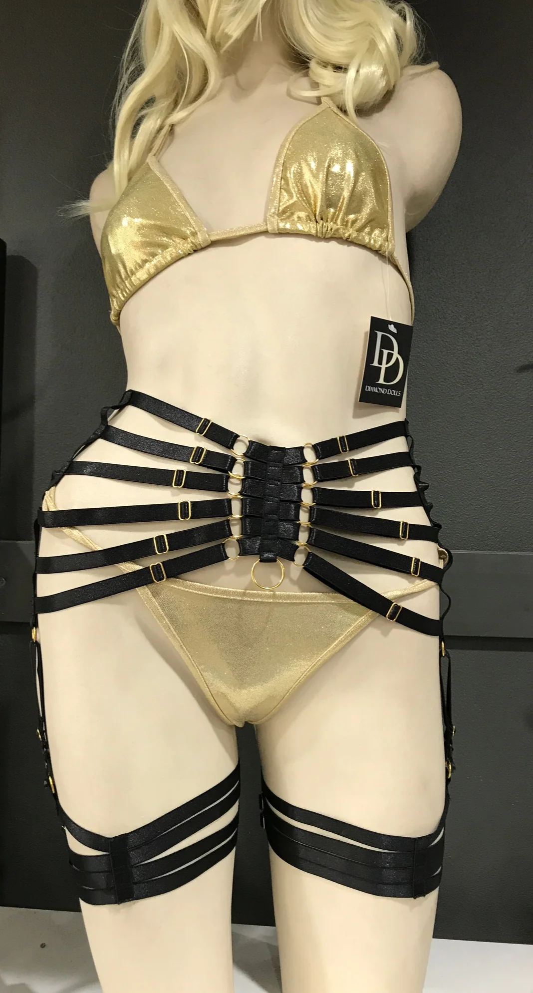 Luxe Strappy Suspender Belt - Image 3