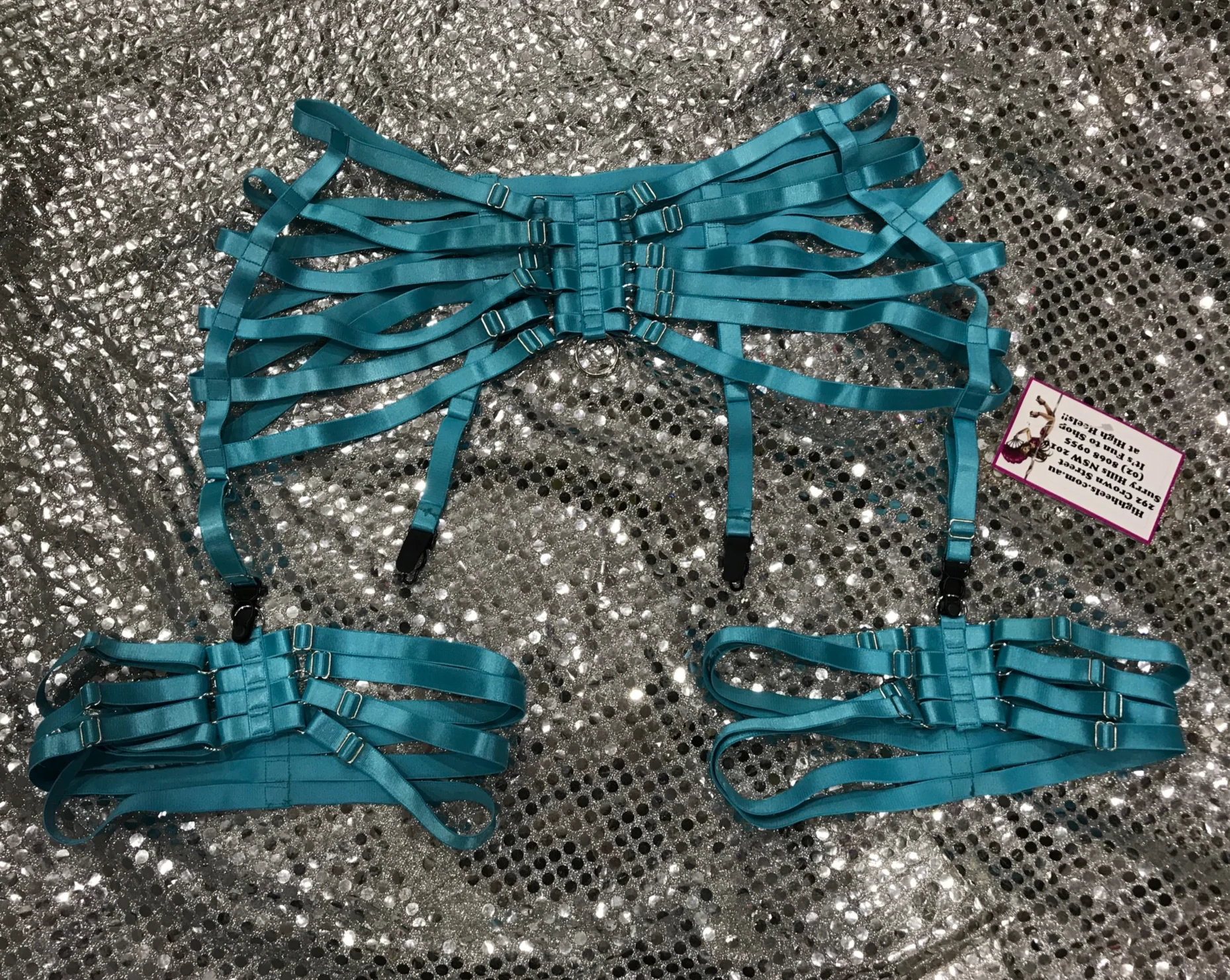 Luxe Strappy Suspender Belt - Image 4