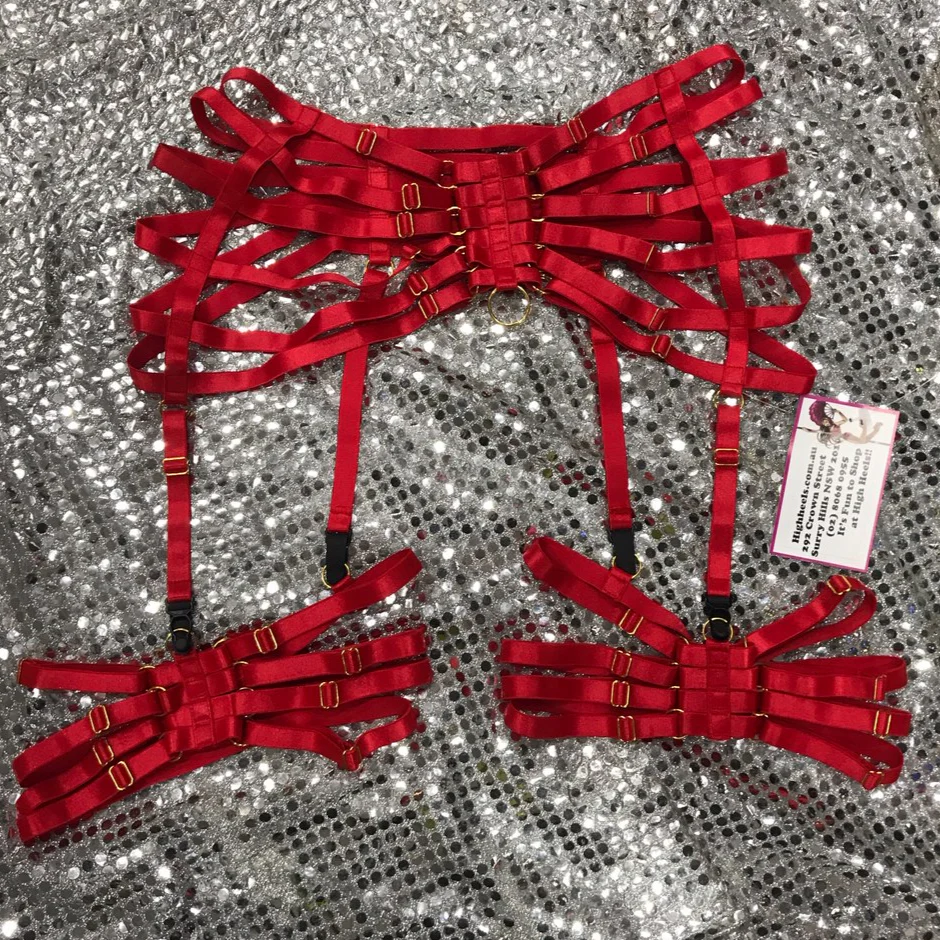 Luxe Strappy Suspender Belt - Image 5