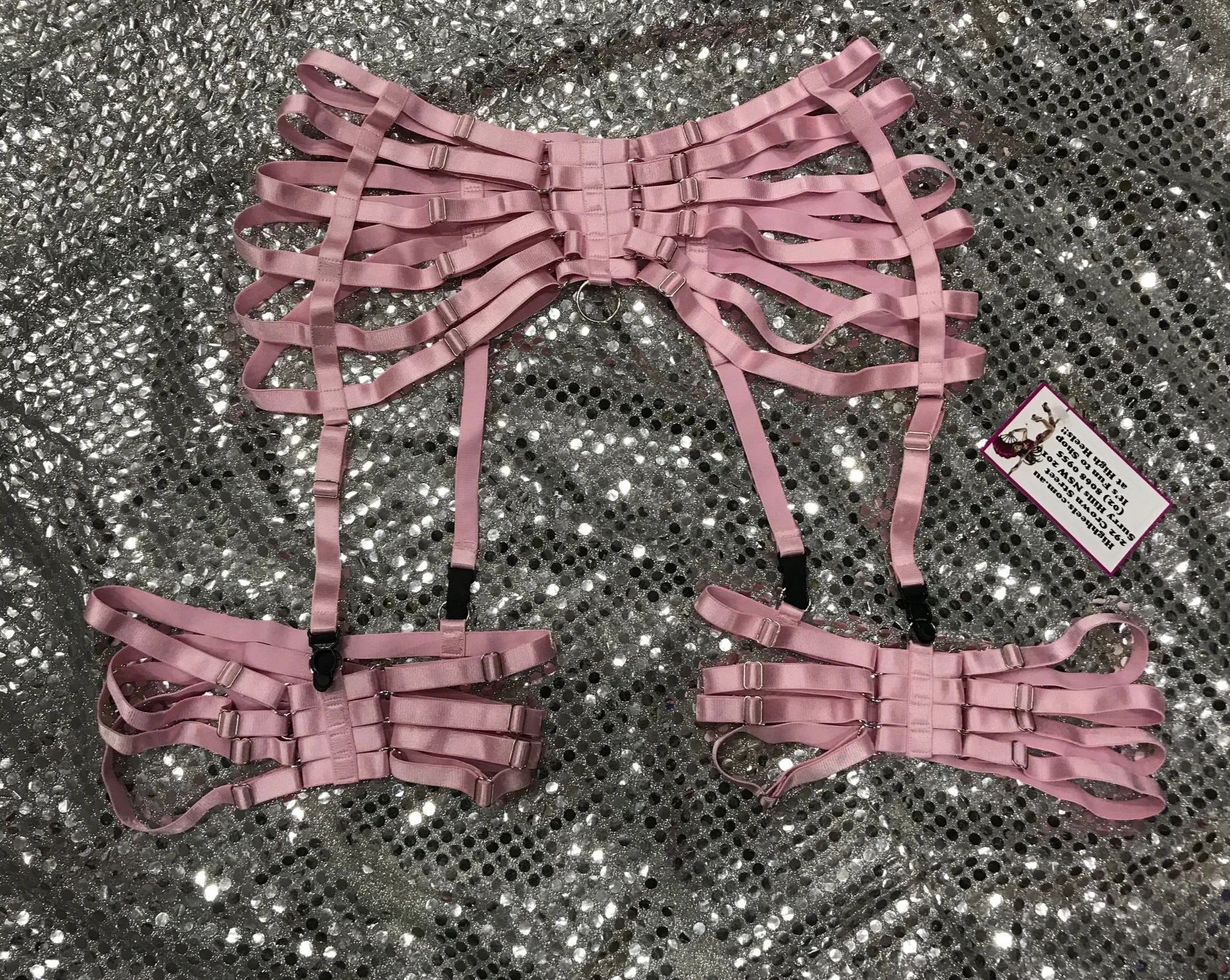 Luxe Strappy Suspender Belt - Image 6
