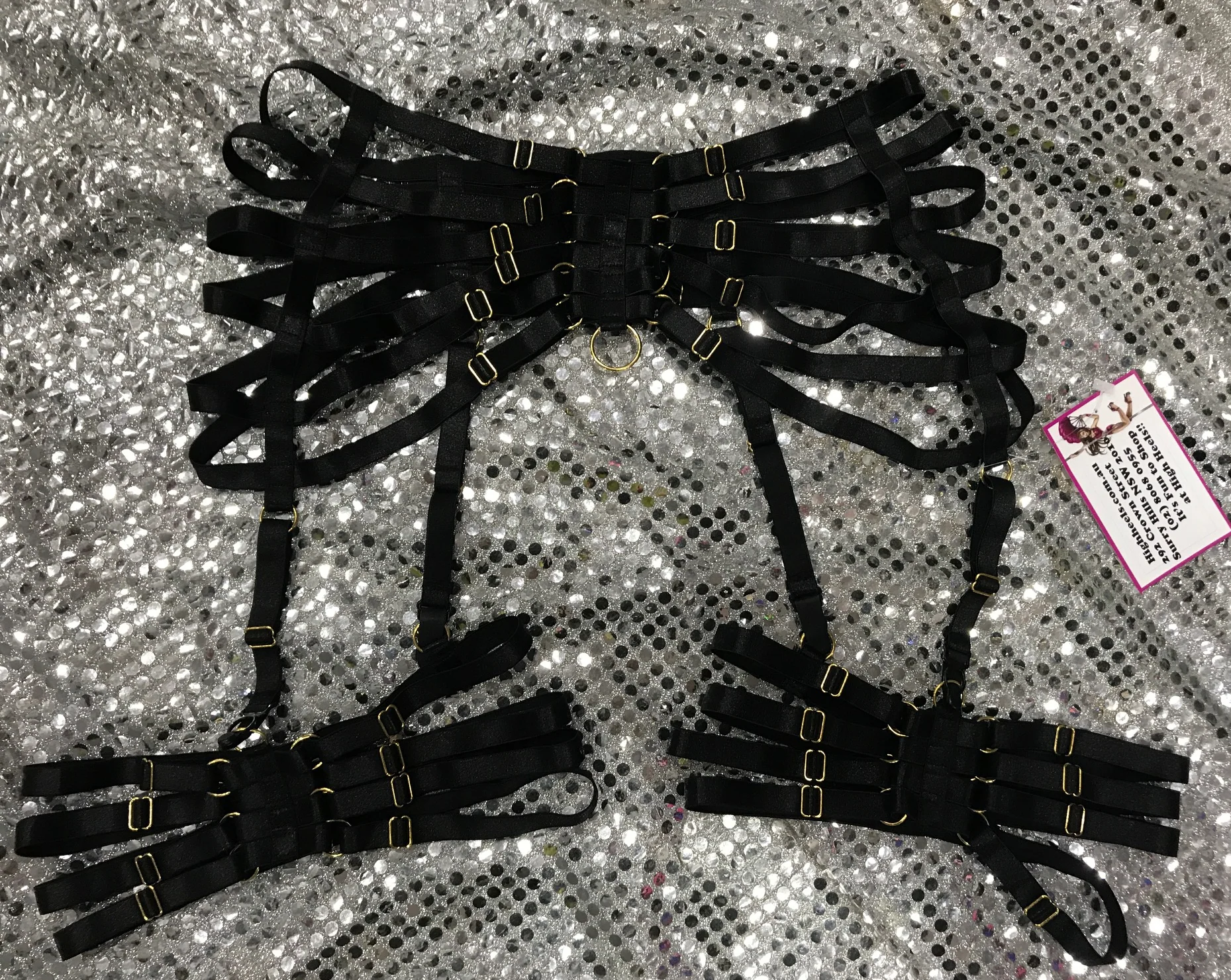 Luxe Strappy Suspender Belt - Image 7