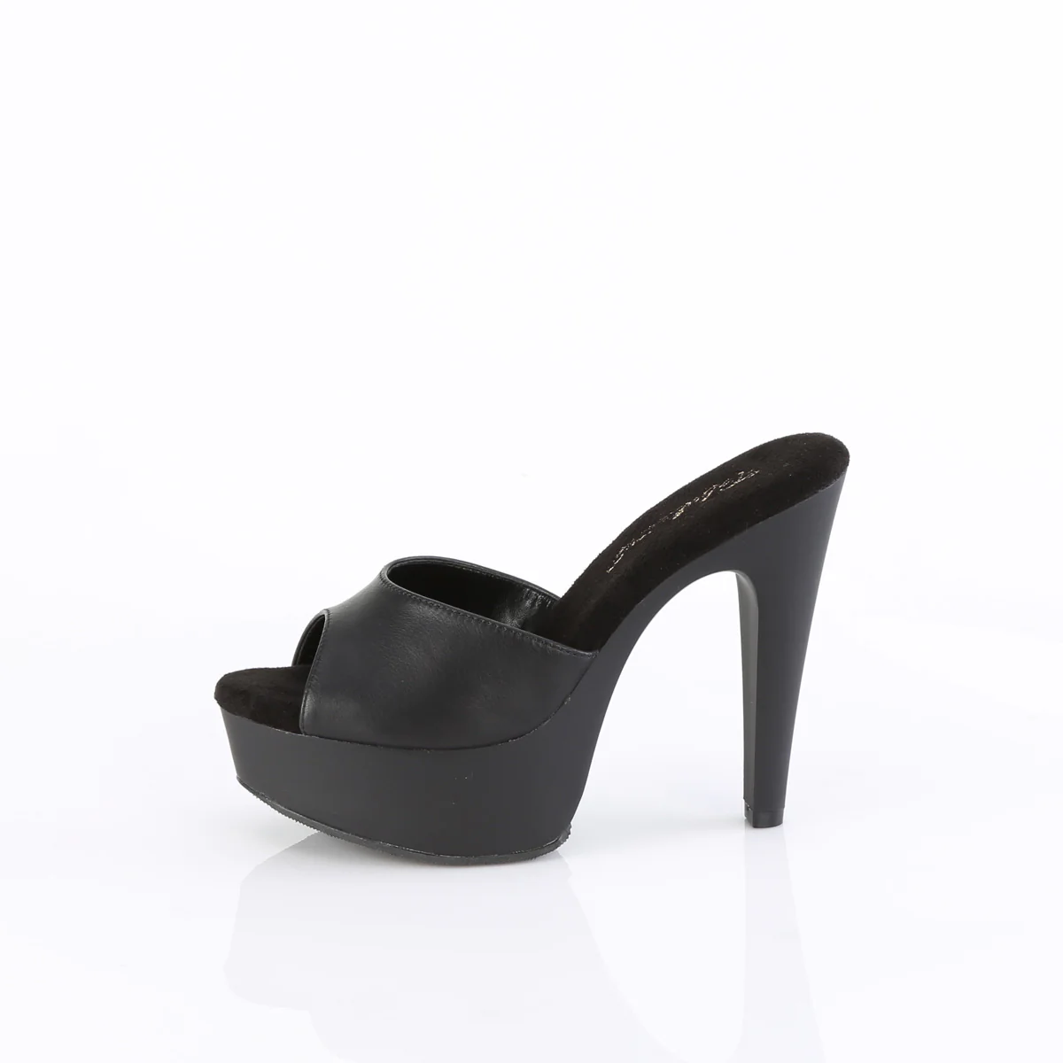 MARTINI-501  Black Faux Leather/Black Matte - Image 3
