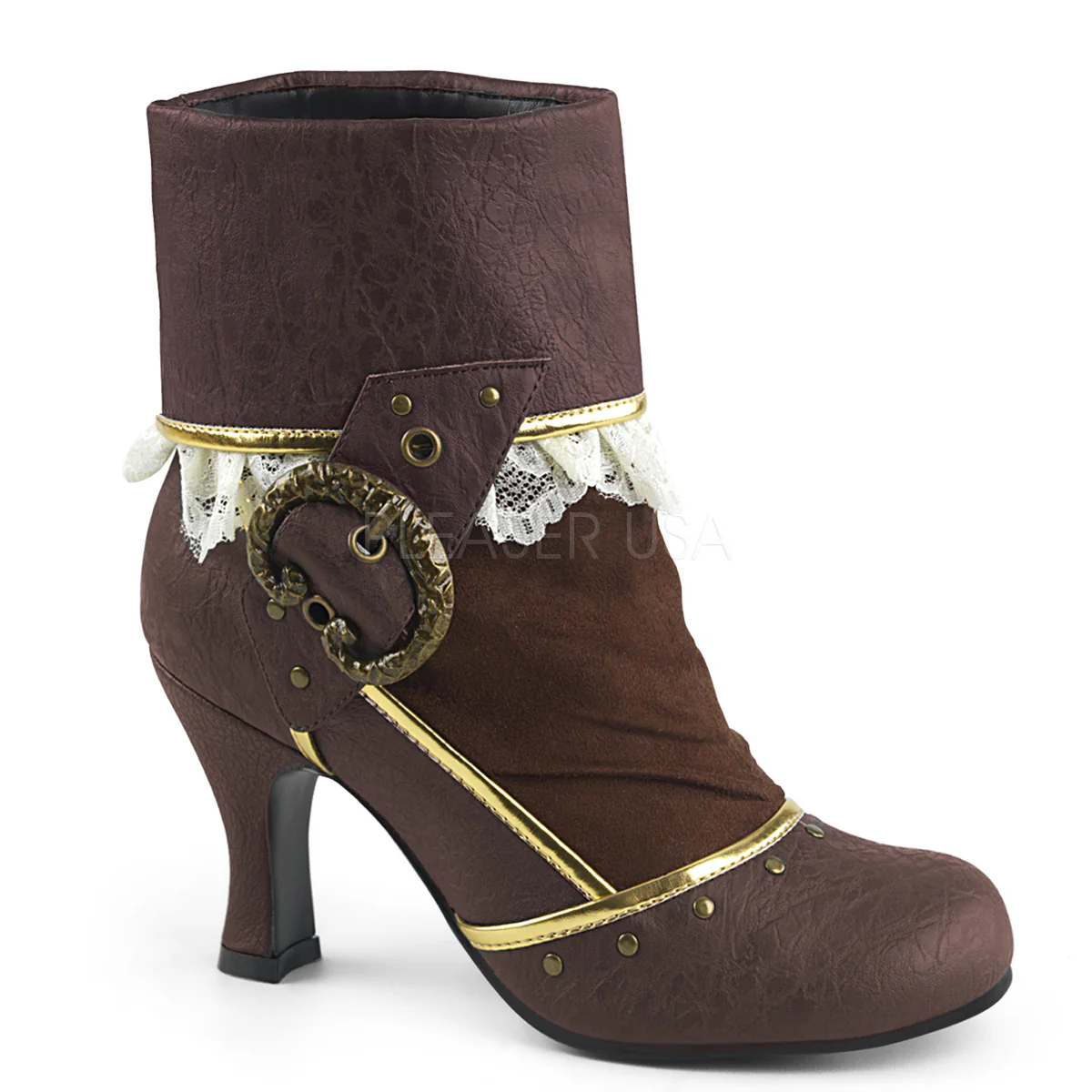 MATEY-115 Brown Distressed Pu-Microfiber