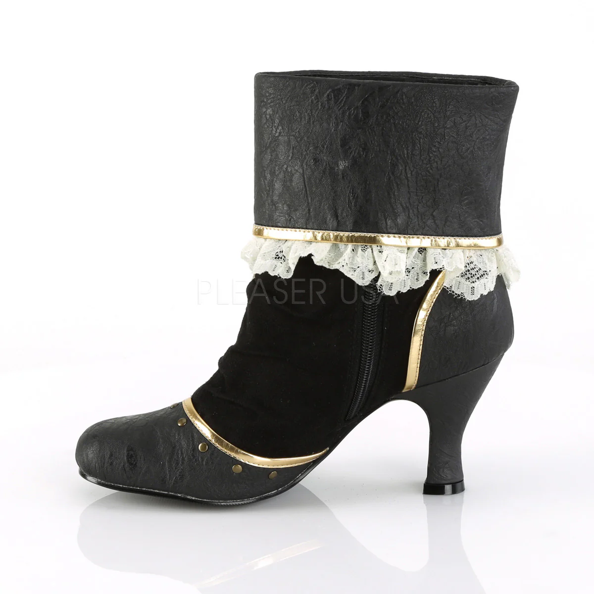 MATEY-115  Black Distressed Pu-Microfiber - Image 3