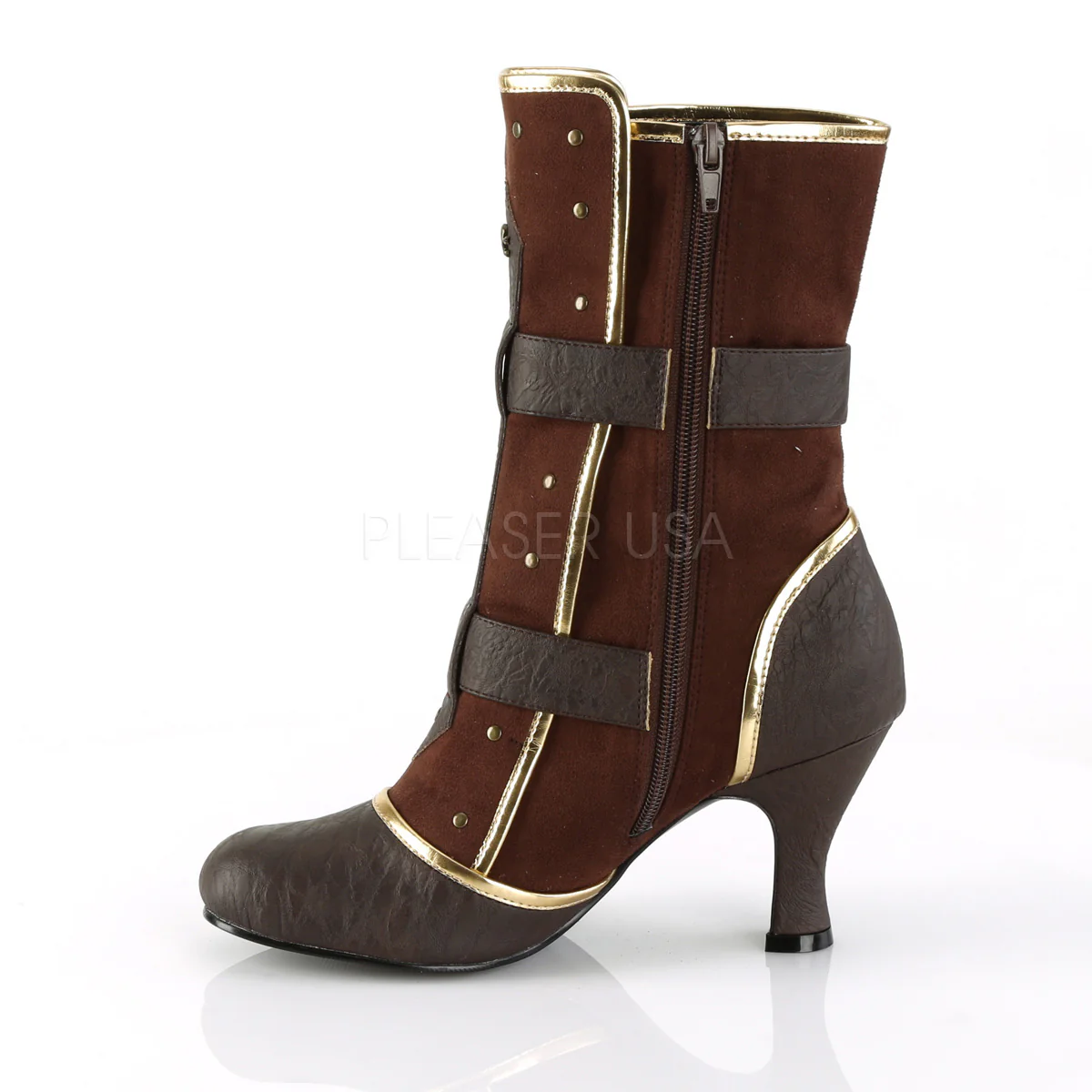 MATEY-205  Brown Distressed PU-Microfiber - Image 2
