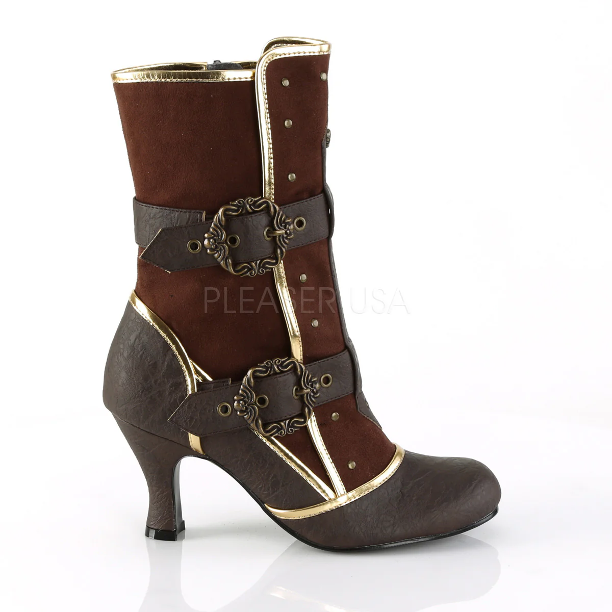MATEY-205  Brown Distressed PU-Microfiber - Image 4
