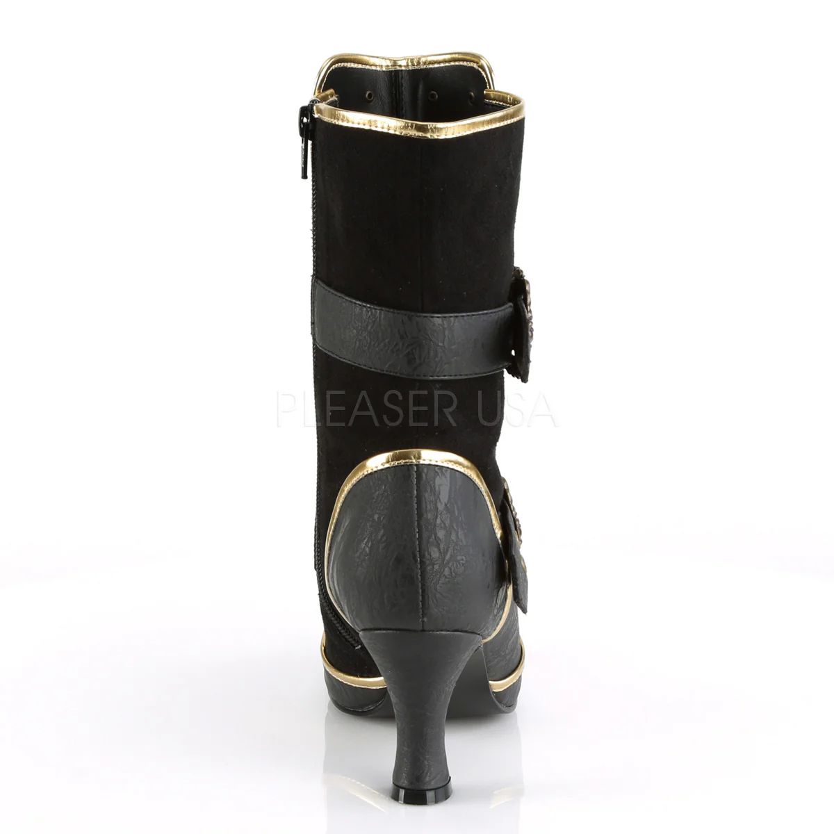 MATEY-205  Black Distressed Pu-Microfiber - Image 3