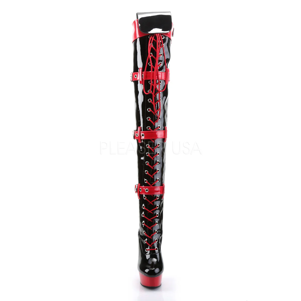 MEDIC-3028 Black-Red Patent/Red - Image 2