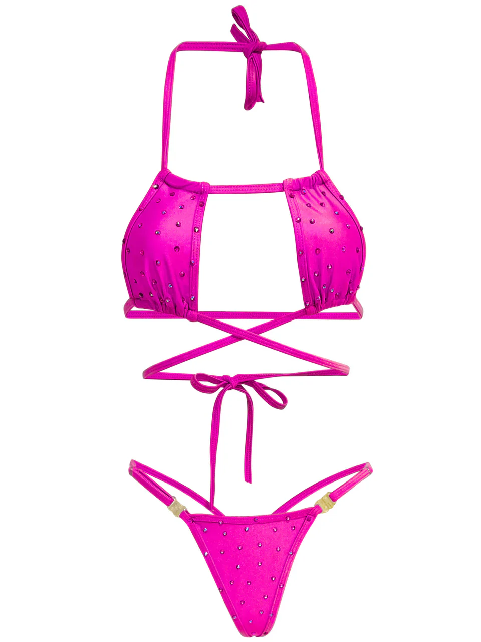 Sky Bikini Set - Hot Pink
