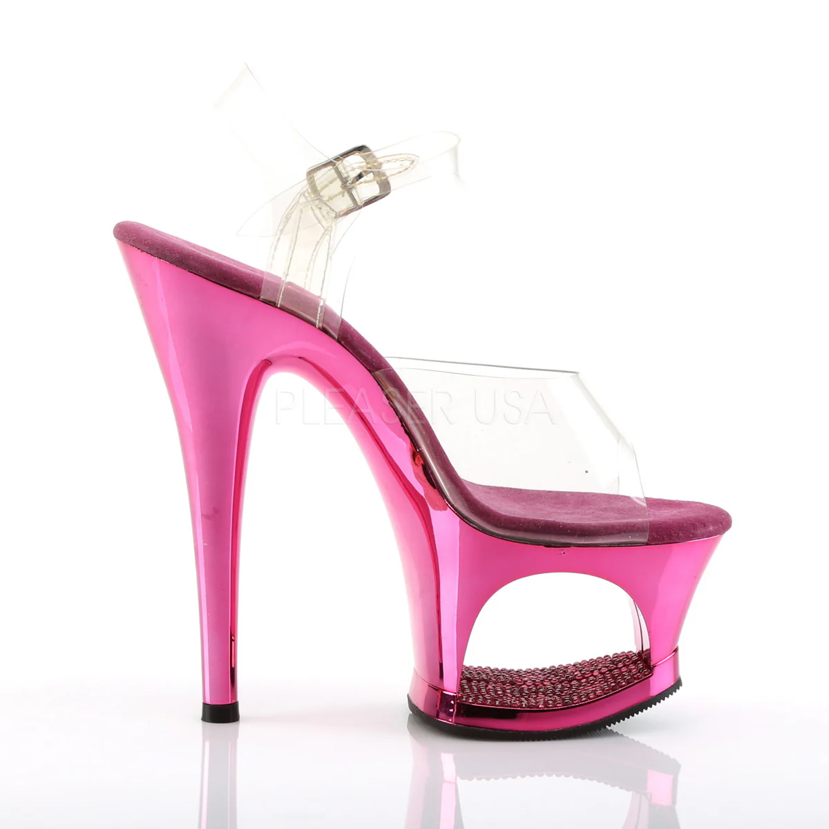 MOON-708DMCH Clear/Fuchsia Chrome - Image 5