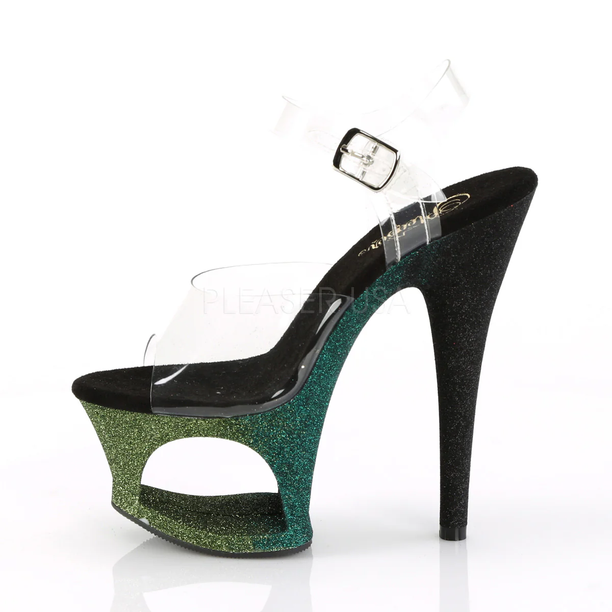 MOON-708OMBRE Clear/Emerald-Black Ombre - Image 3