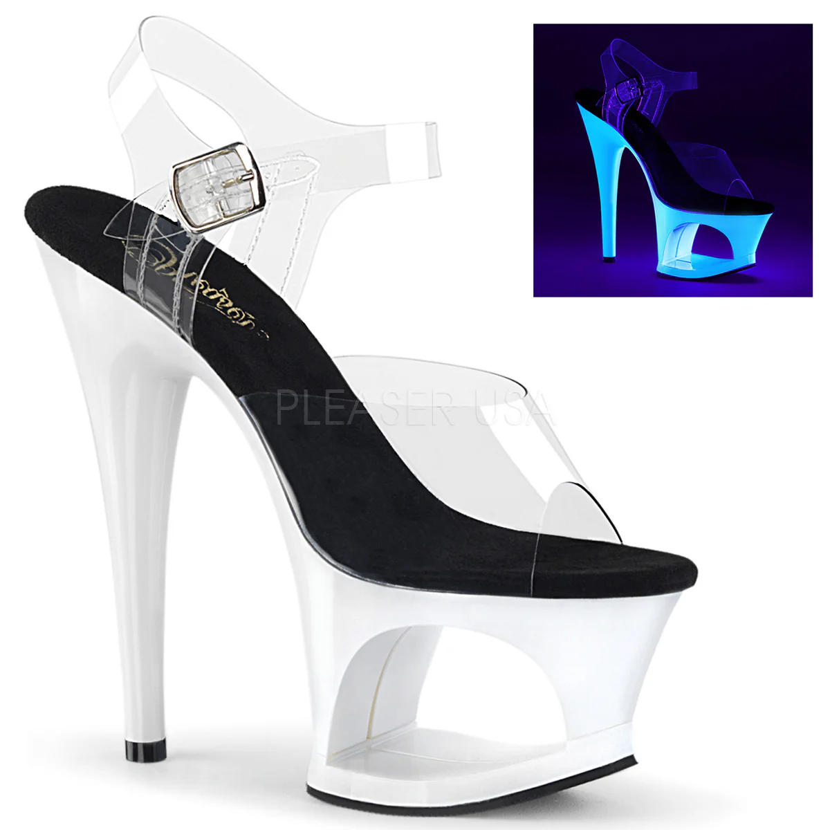 MOON-708UV Clear/Neon White