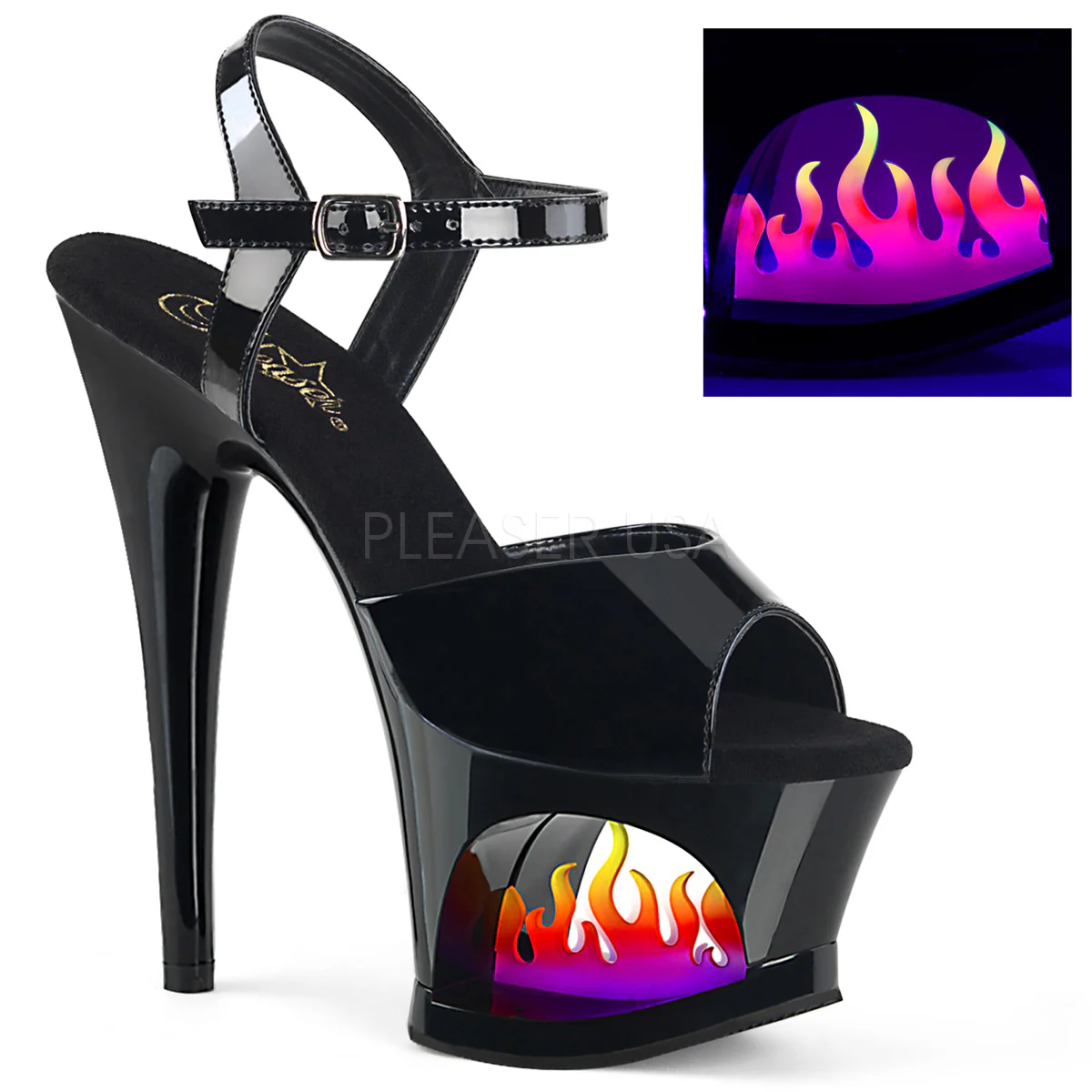 MOON-709FLM Black/Black Ombre