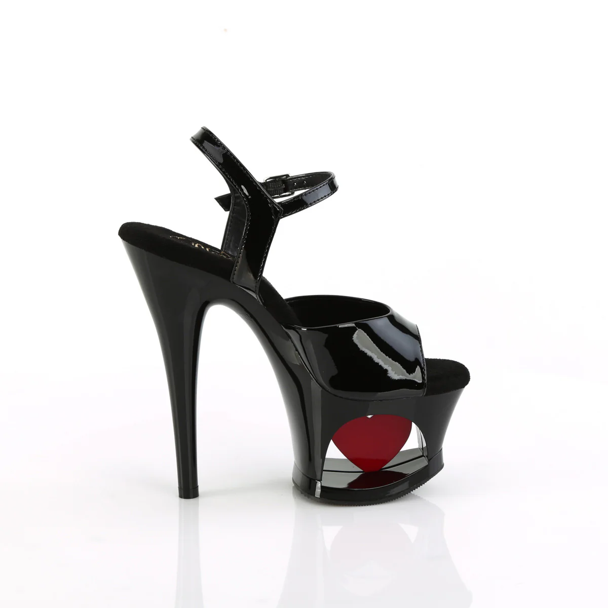 MOON-709H  Black Patent/Black-Red - Image 5