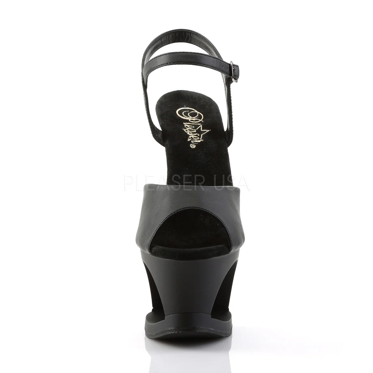 MOON-709SK Black Faux Leather/Black Matte - Image 2