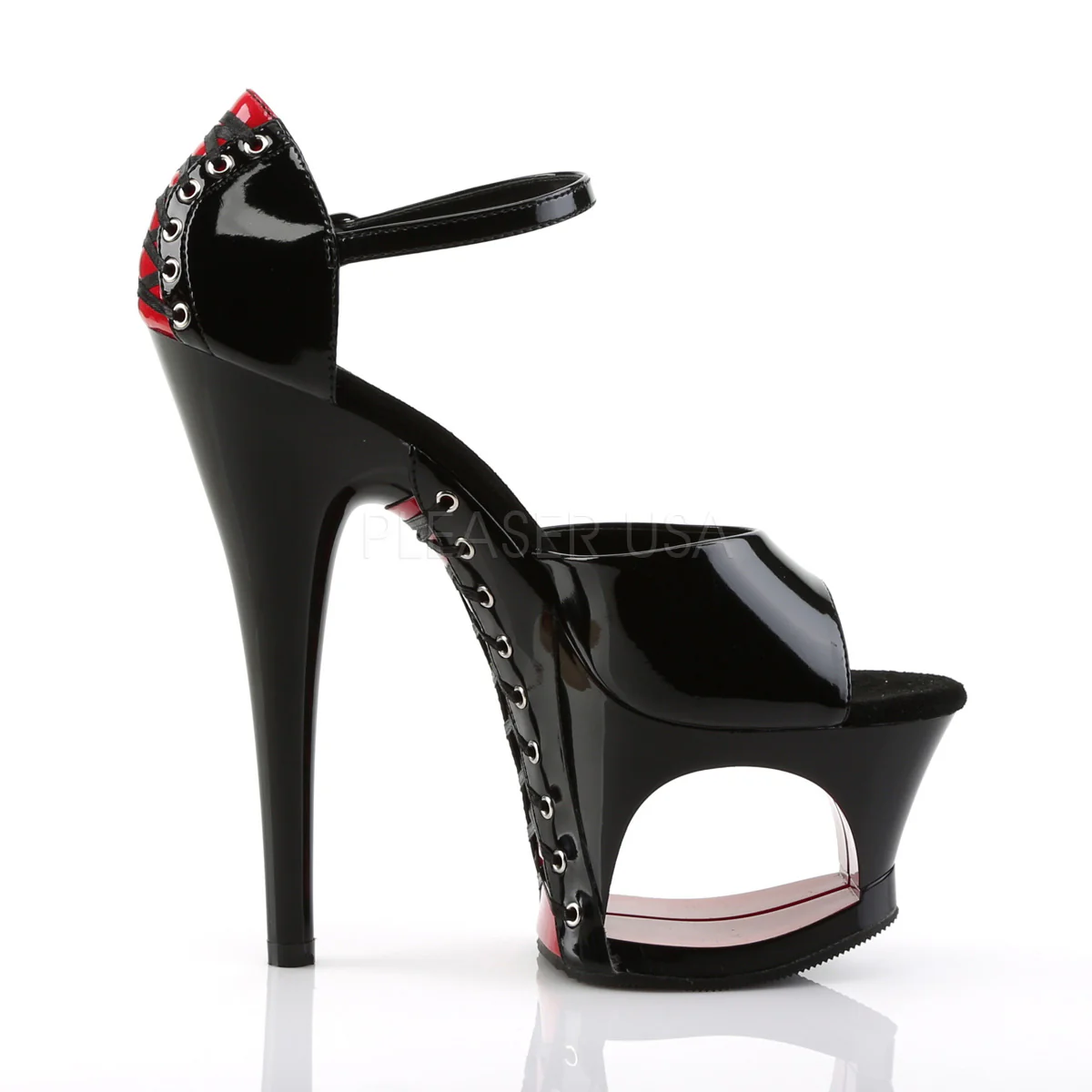 MOON-760FH Black-Red Patent/Black - Image 5