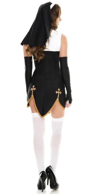 Music Legs Lingerie Bad Habit Nun - ML70259 - Image 3